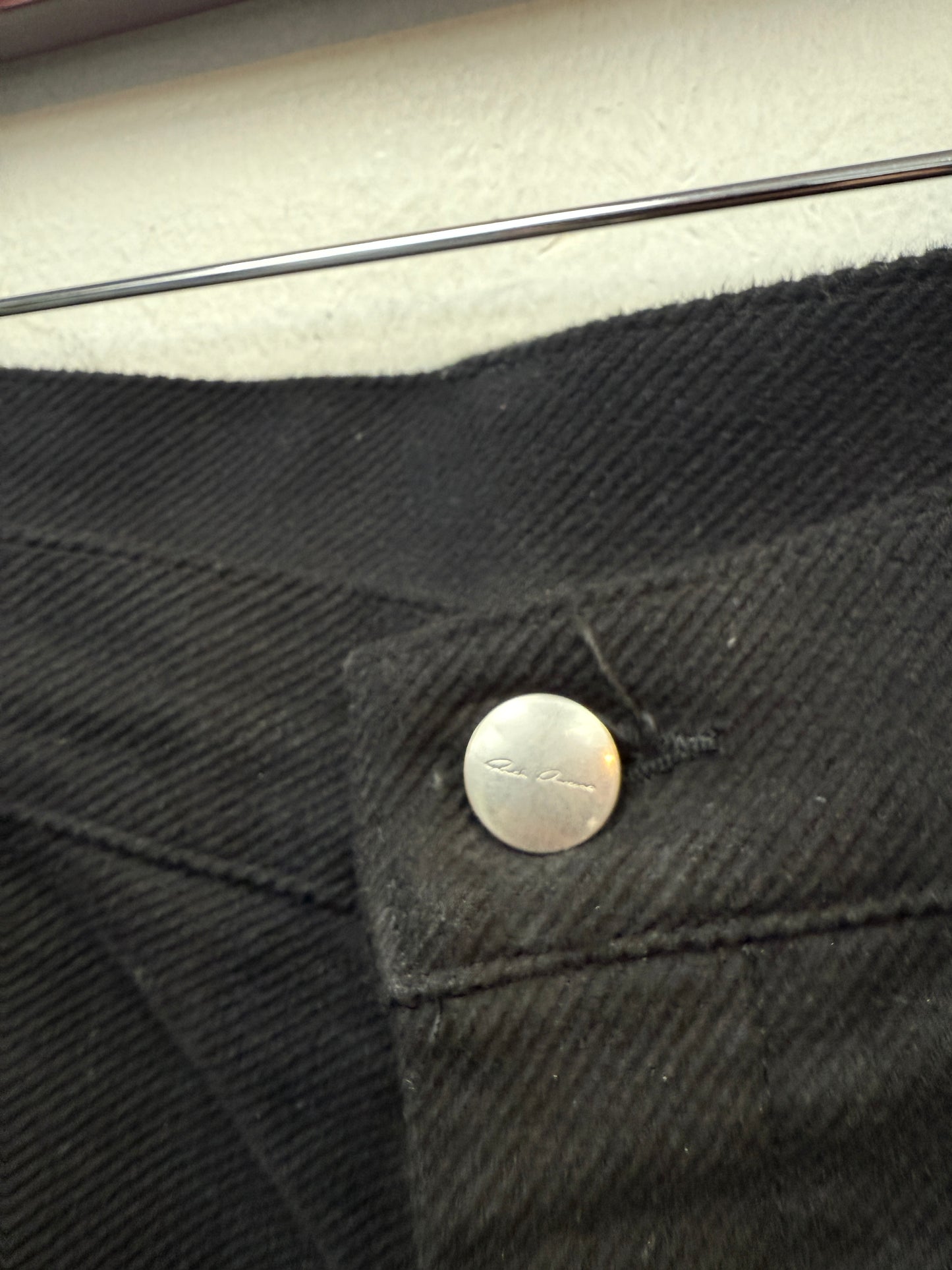 Rick Owens Luxor SS23 Flare Black Denim