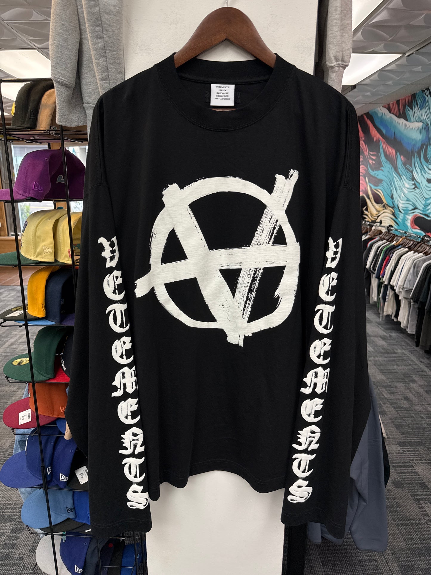 Vetements Double Anarchy Longsleeve