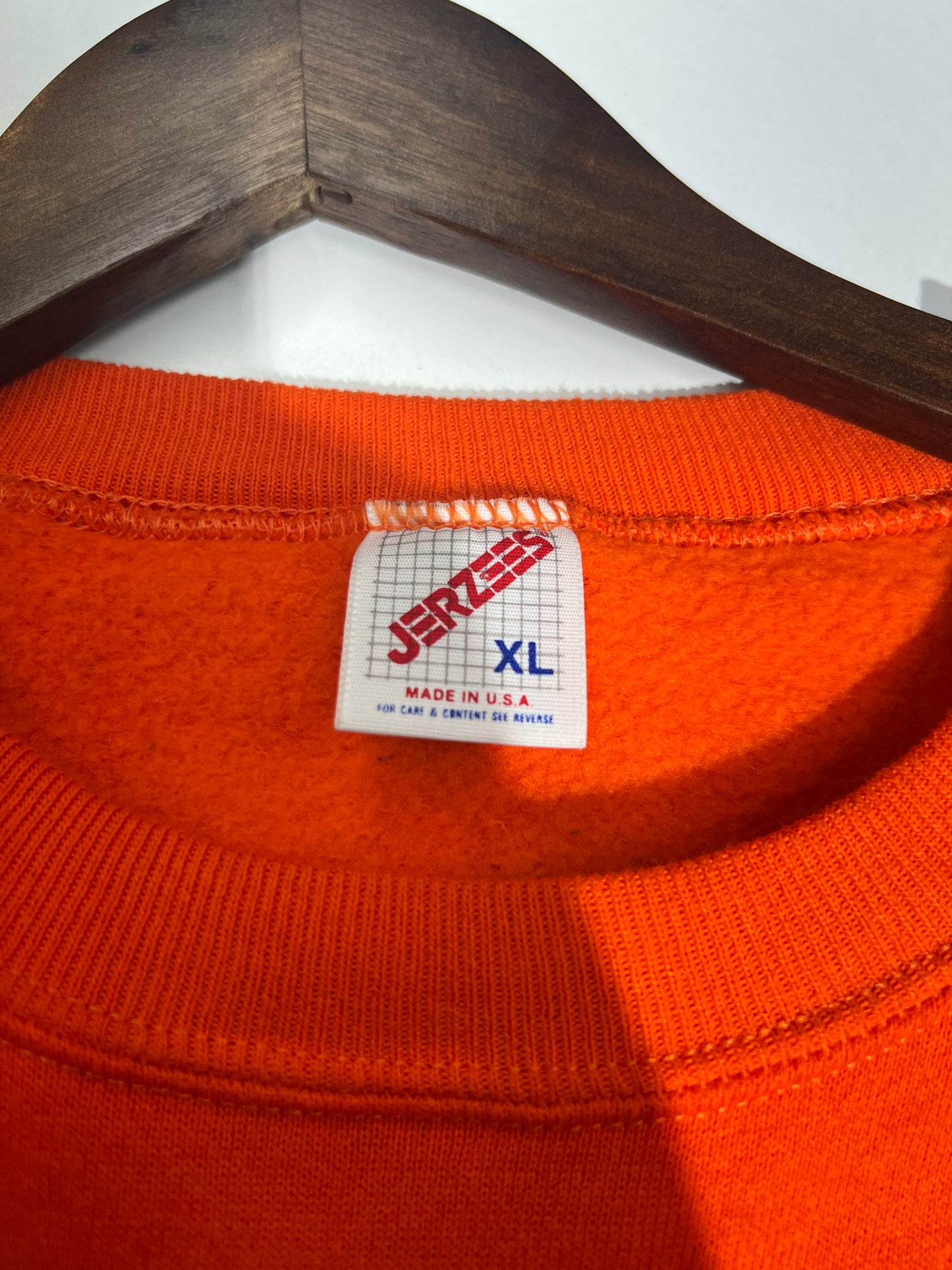 Rush Crest Crewneck Sweatshirt Orange/Teal
