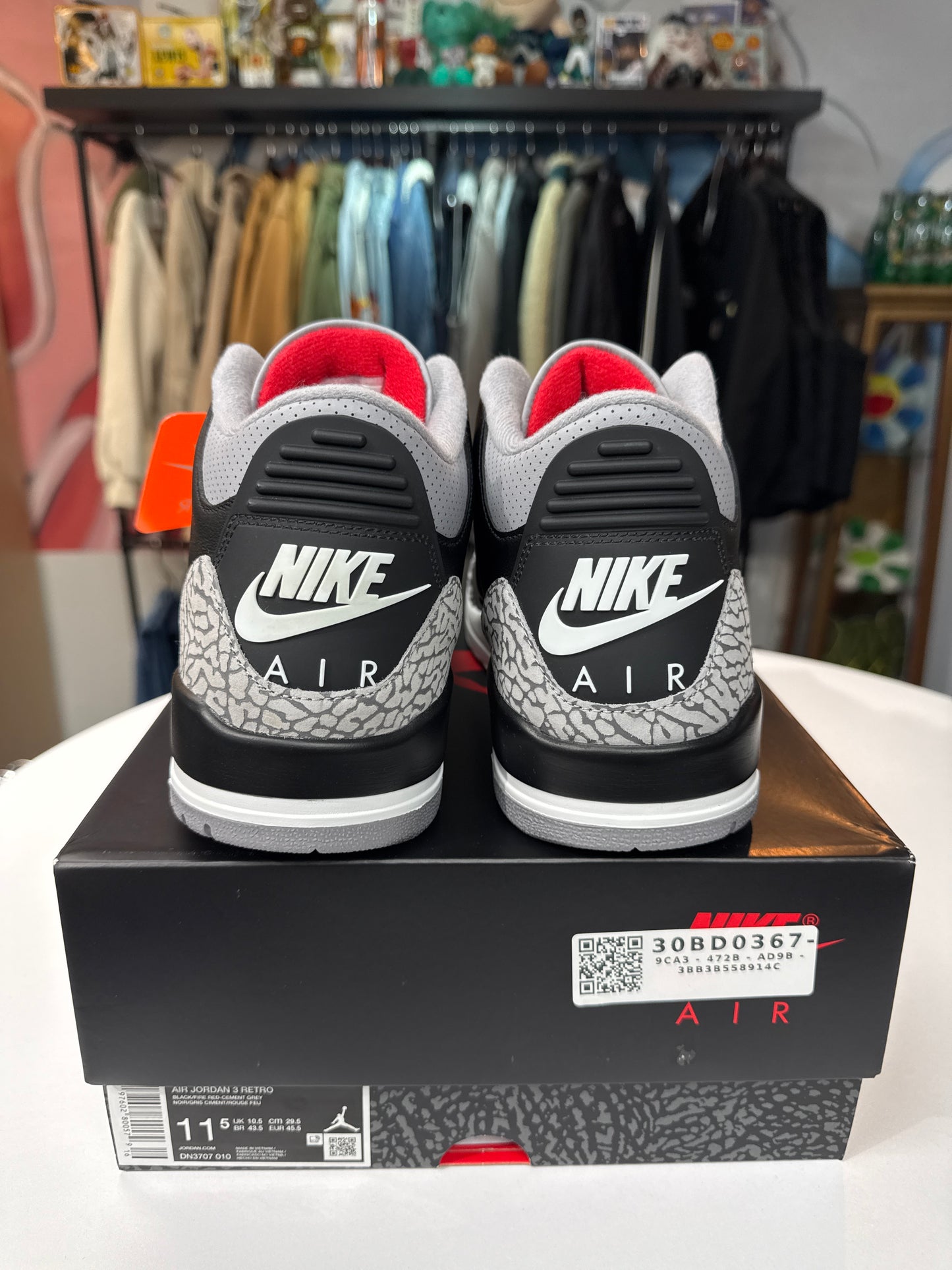 New Jordan 3 Black Cement (2024)