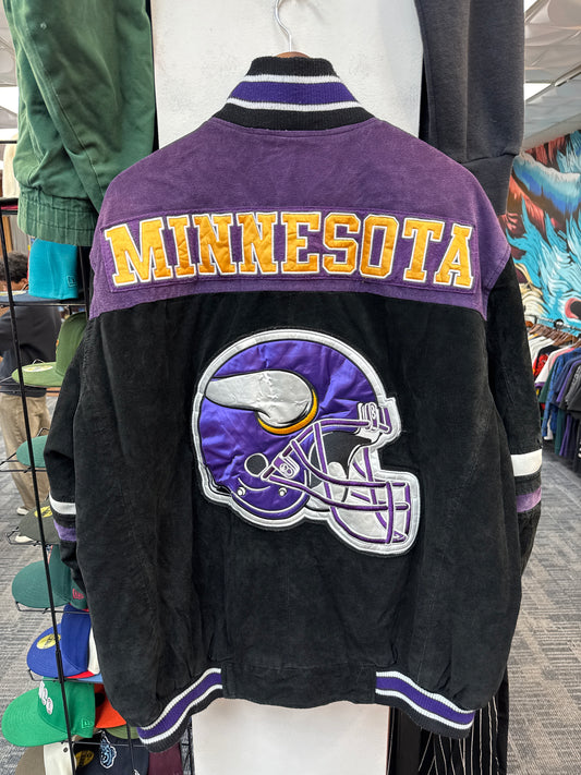 Vintage NFL Minnesota Vikings Suede Jacket