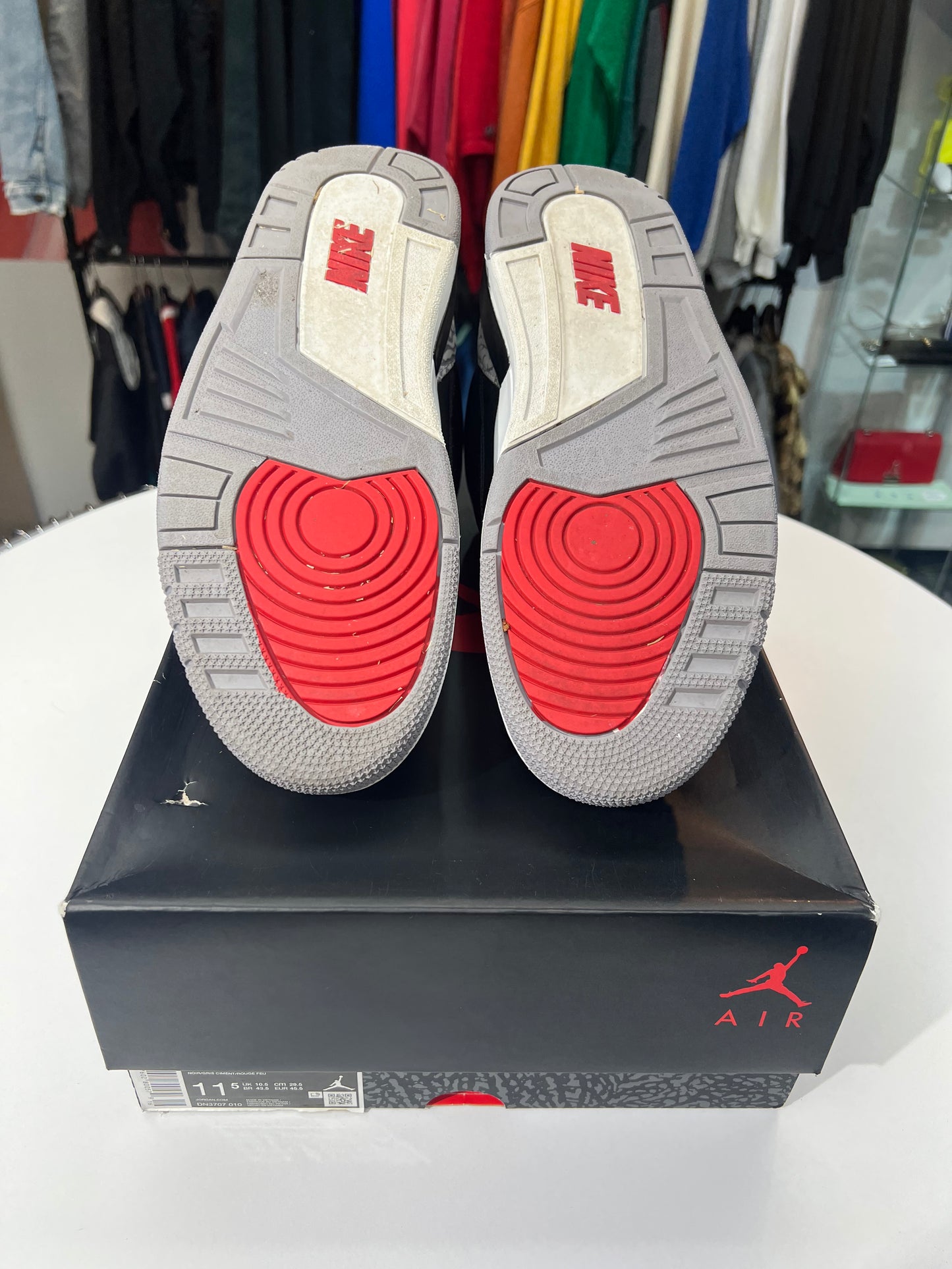 Preowned Jordan 3 Black Cement (2024)
