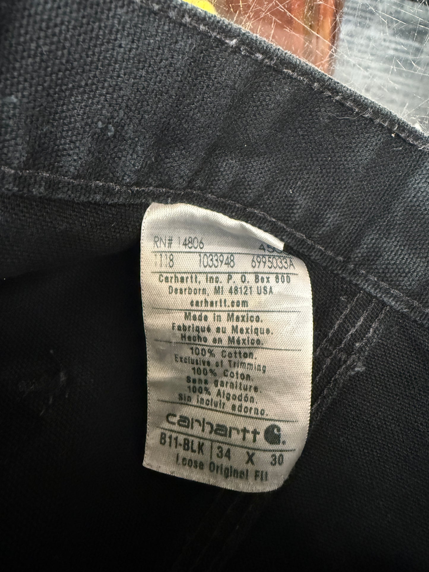 Vintage Carhartt Black Pants