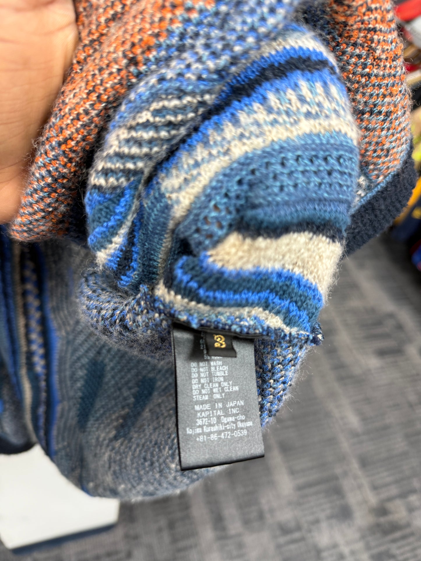 Kapital 7G Boro Gaudy Cardigan
