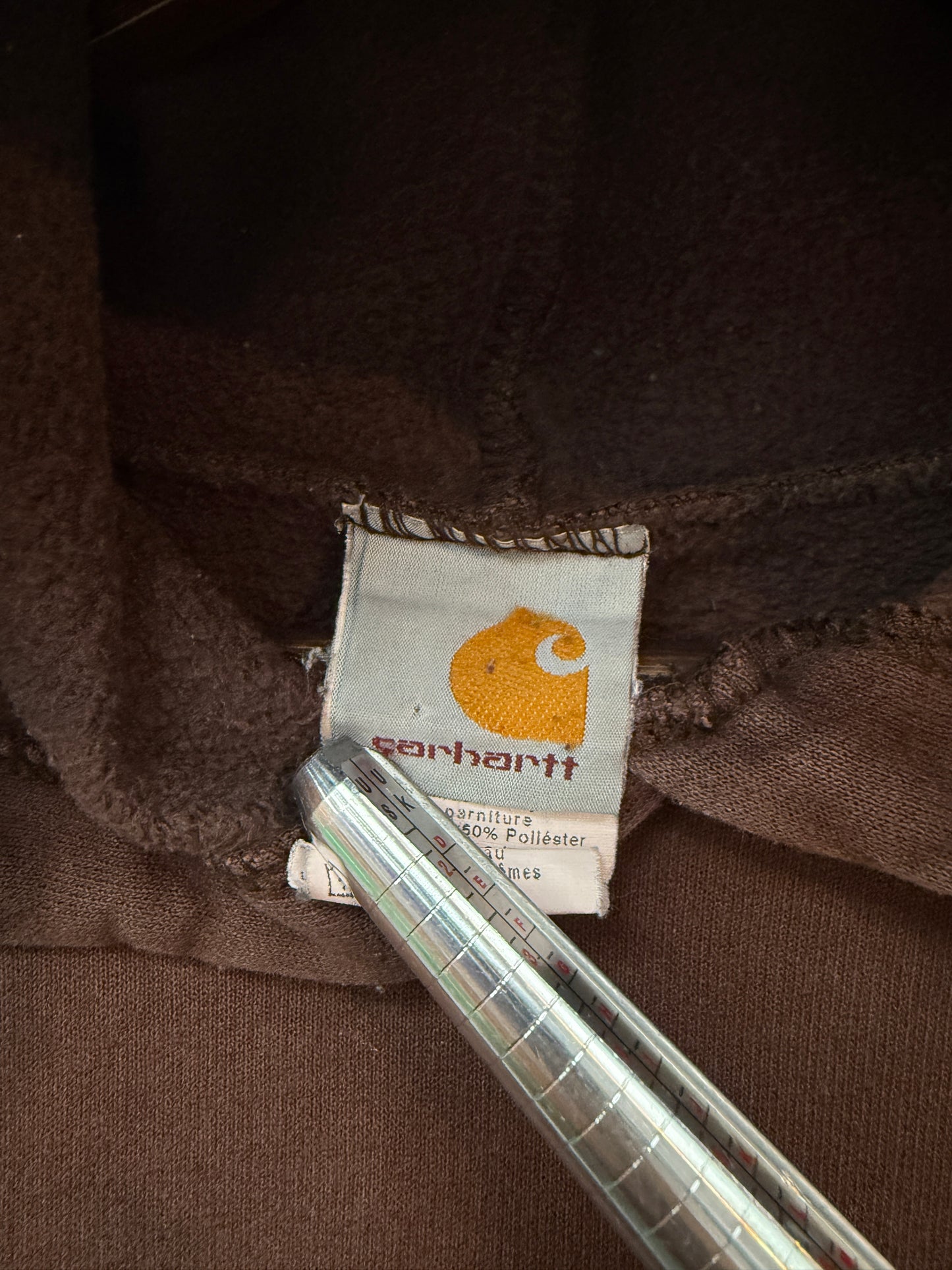 Vintage Faded Brown Carhartt Hoodie