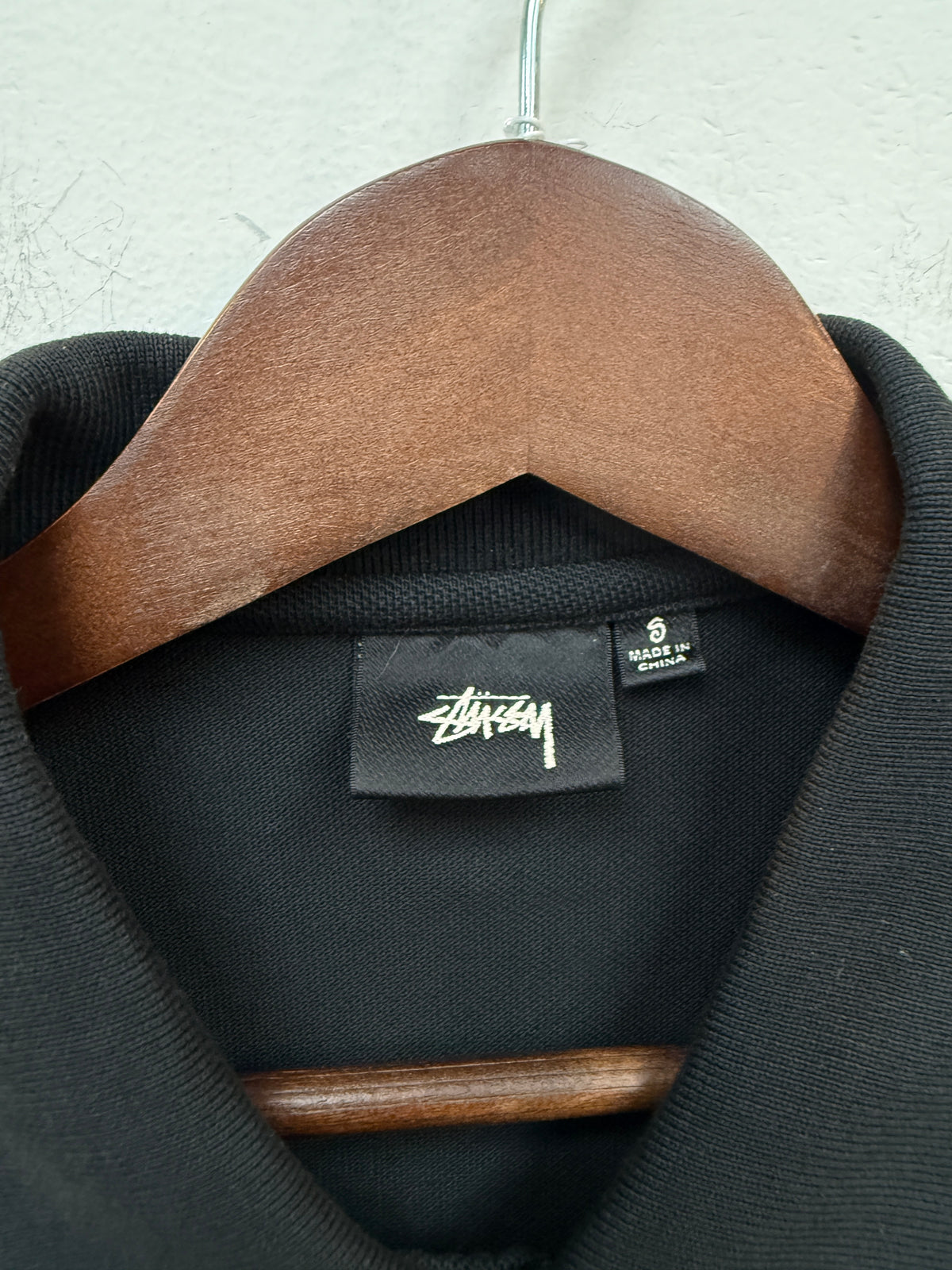 Stussy Classic Pique Polo Black