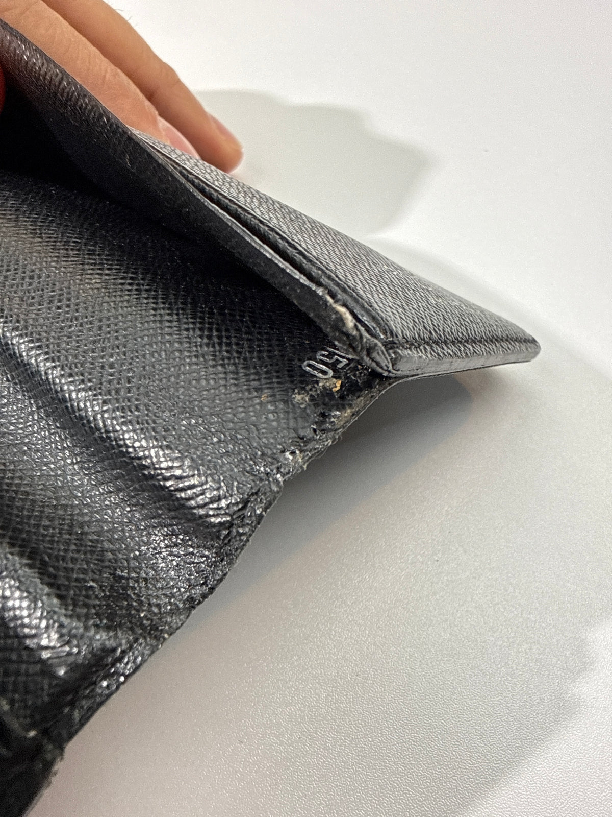 LV Damier Graphite Brazza Wallet