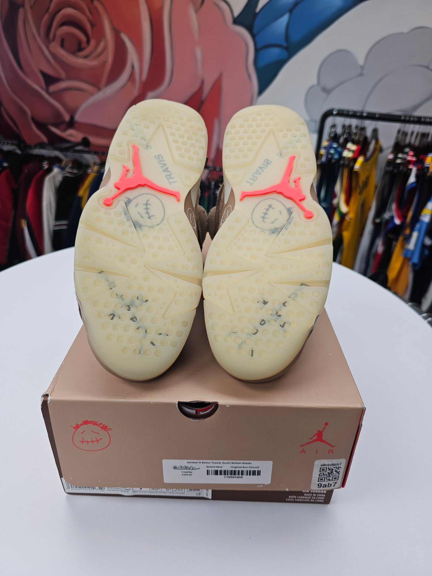 New Travis Scott Jordan 6 British Khakl