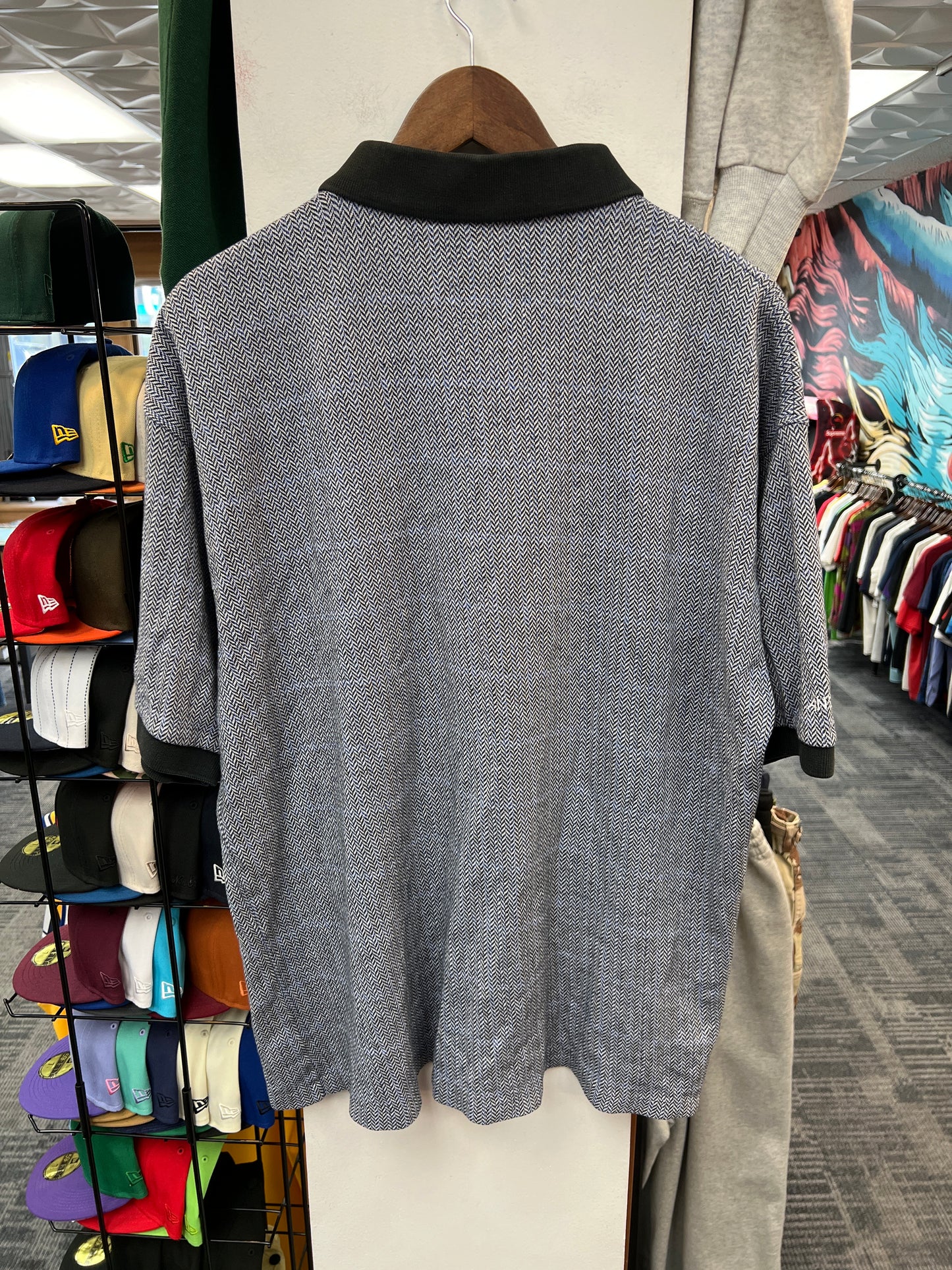 Vintage Antigua Seattle Mariners Herringbone Polo