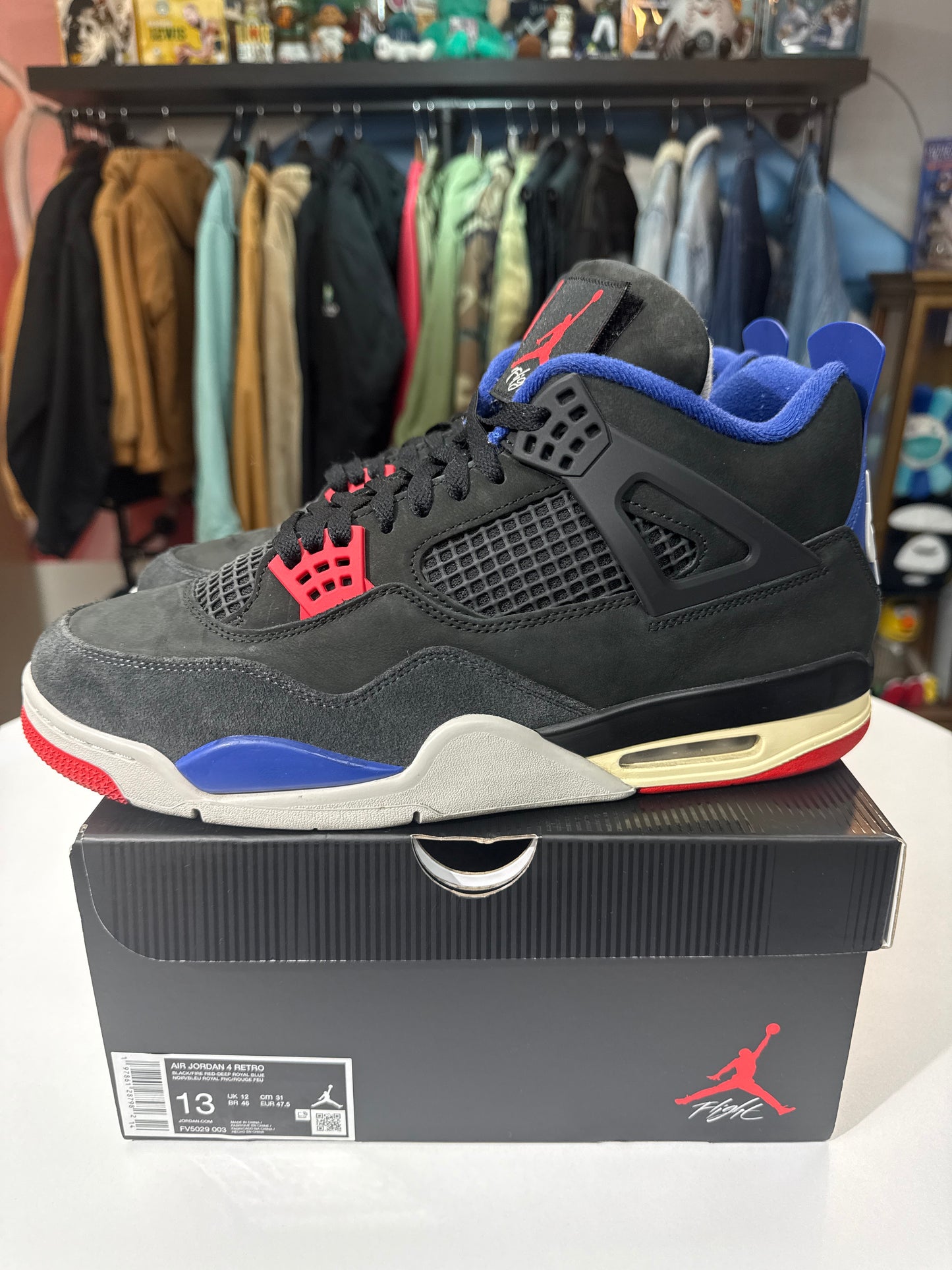 Preowned Jordan 4 Rare Air (White Lettering)