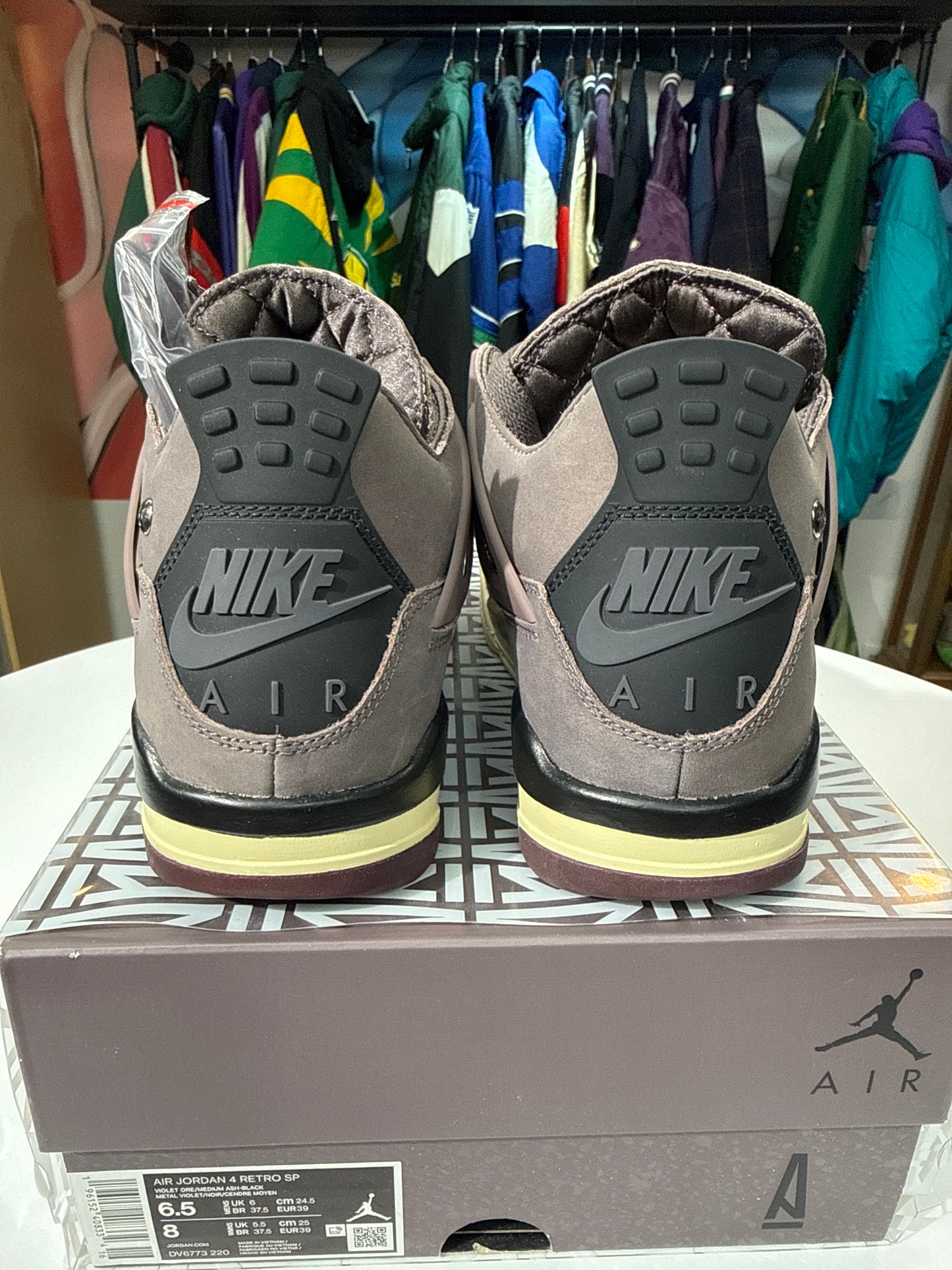 New Jordan 4 A Ma Maniére Violet Ore