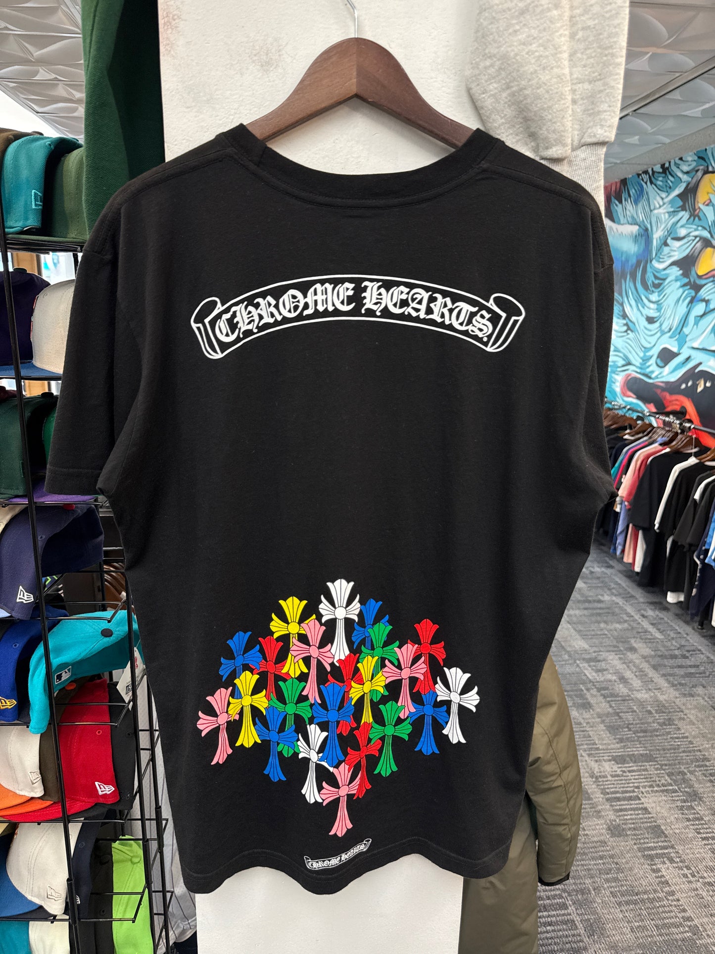 Chrome Hearts Multi Color Cross Tee