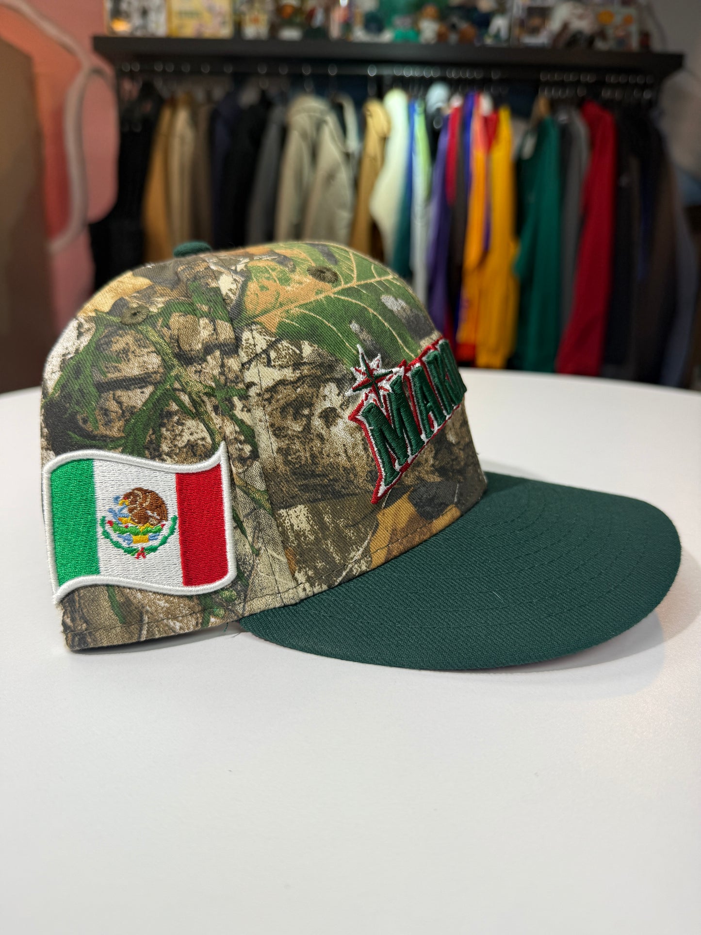 Seattle Mariners Marineros Camo Fitted