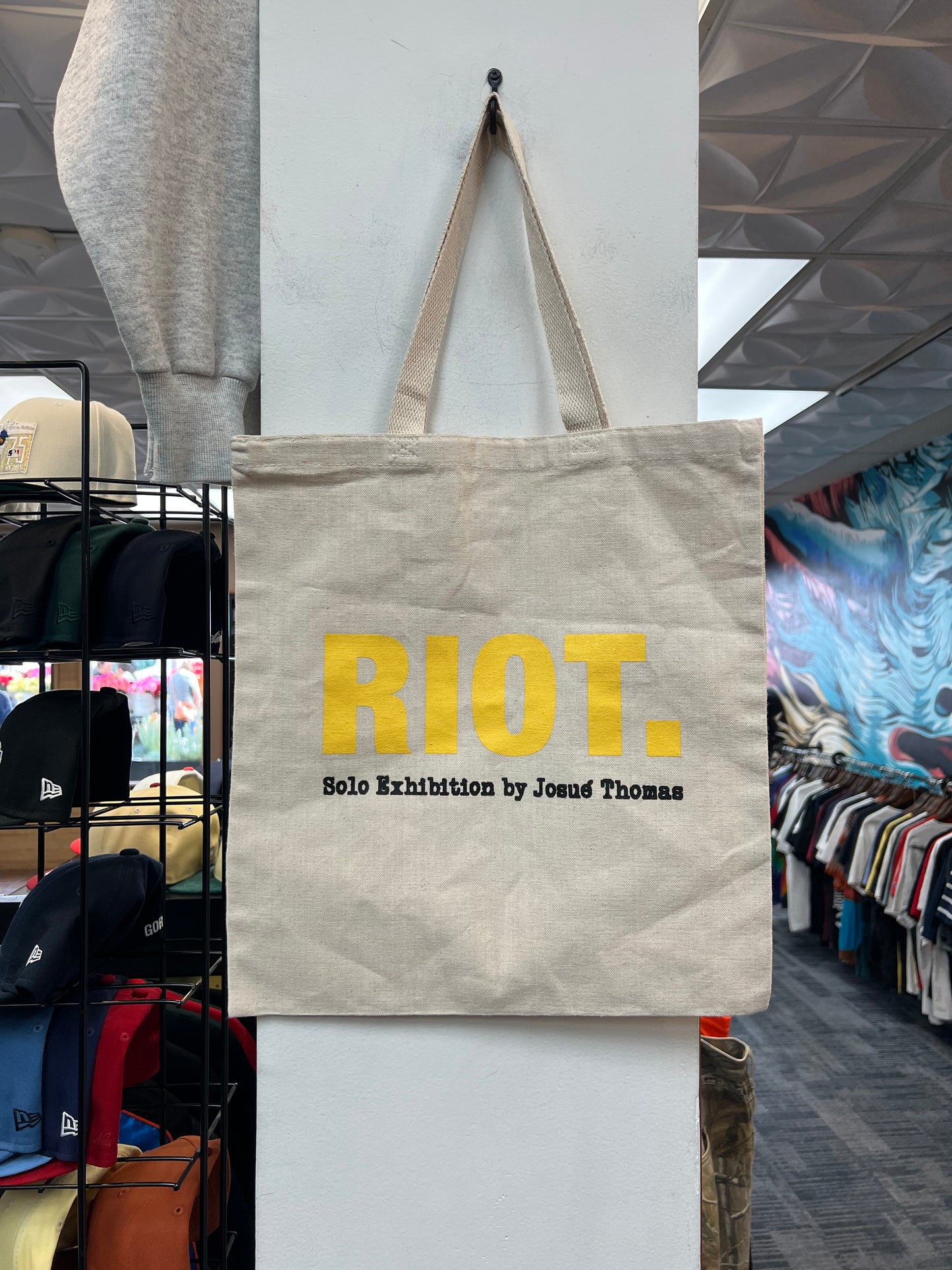 New Gallery Dept Art On Display Josue Thomas Tote Bag