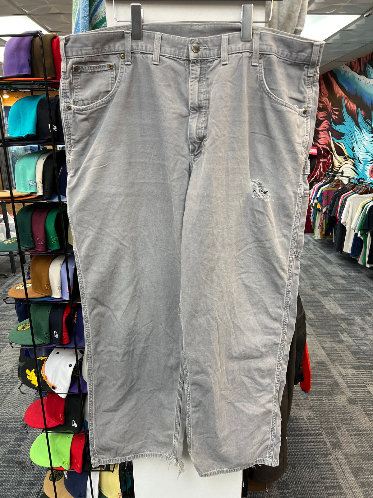 Carhartt Light Grey Carpenter Pants