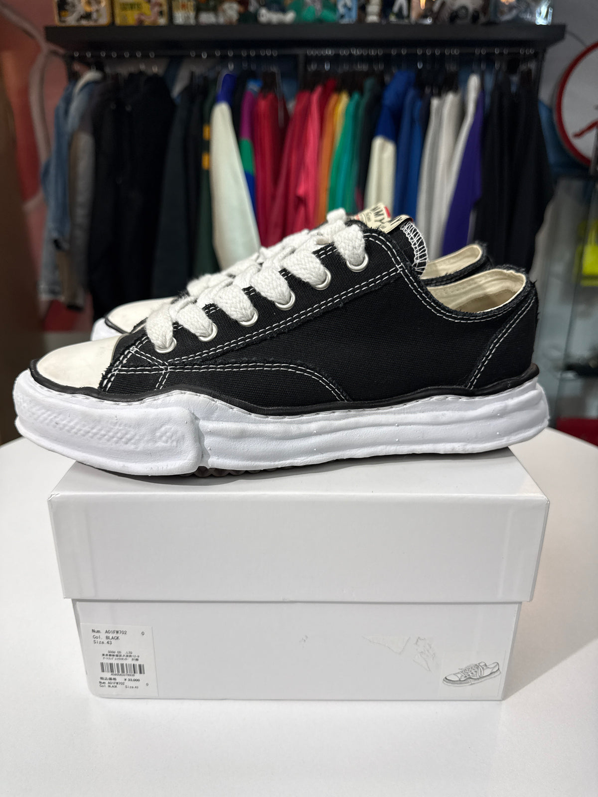 Preowned Maison Mihara Yasuhiro Peterson OG Canvas Low
