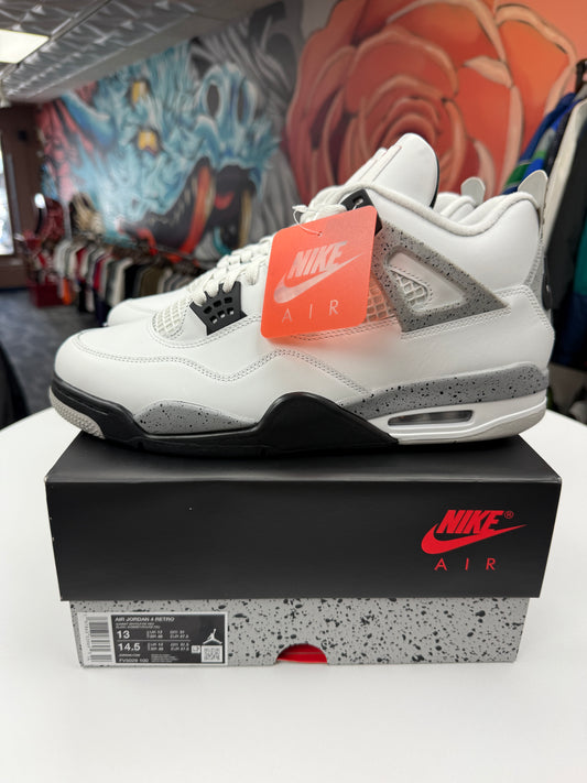 New White Cement Jordan 4 (2025)