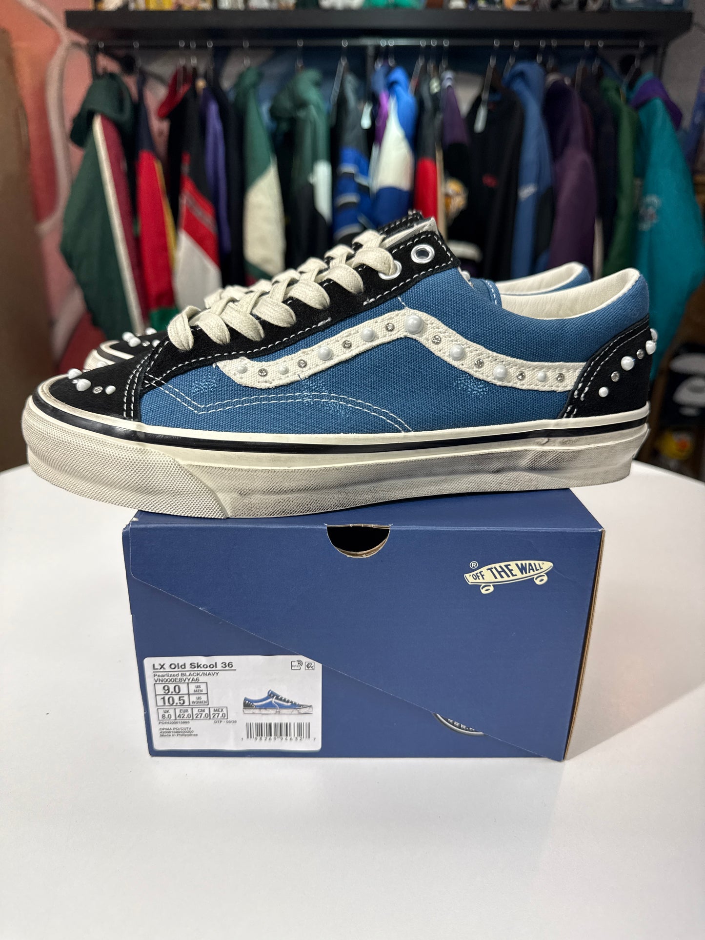 New Vans LX Old Skool 36 Pearlized Pack Navy