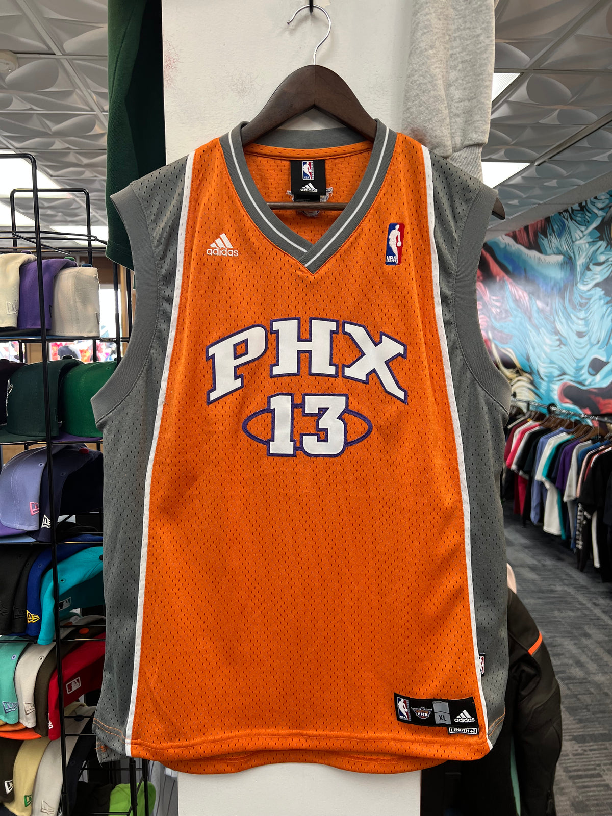 Vintage Adidas Steve Nash Suns Youth Jersey