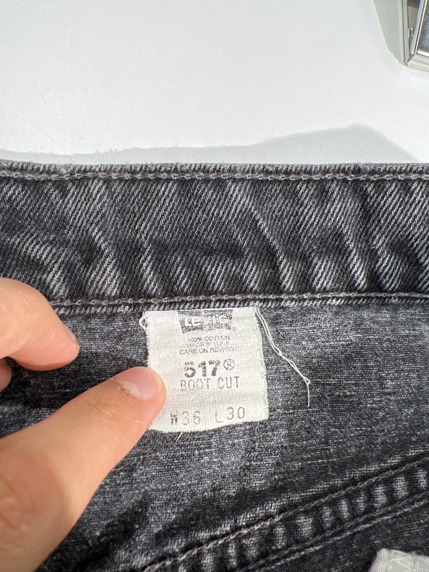 Levi’s 517 Boot Cut Black Denim