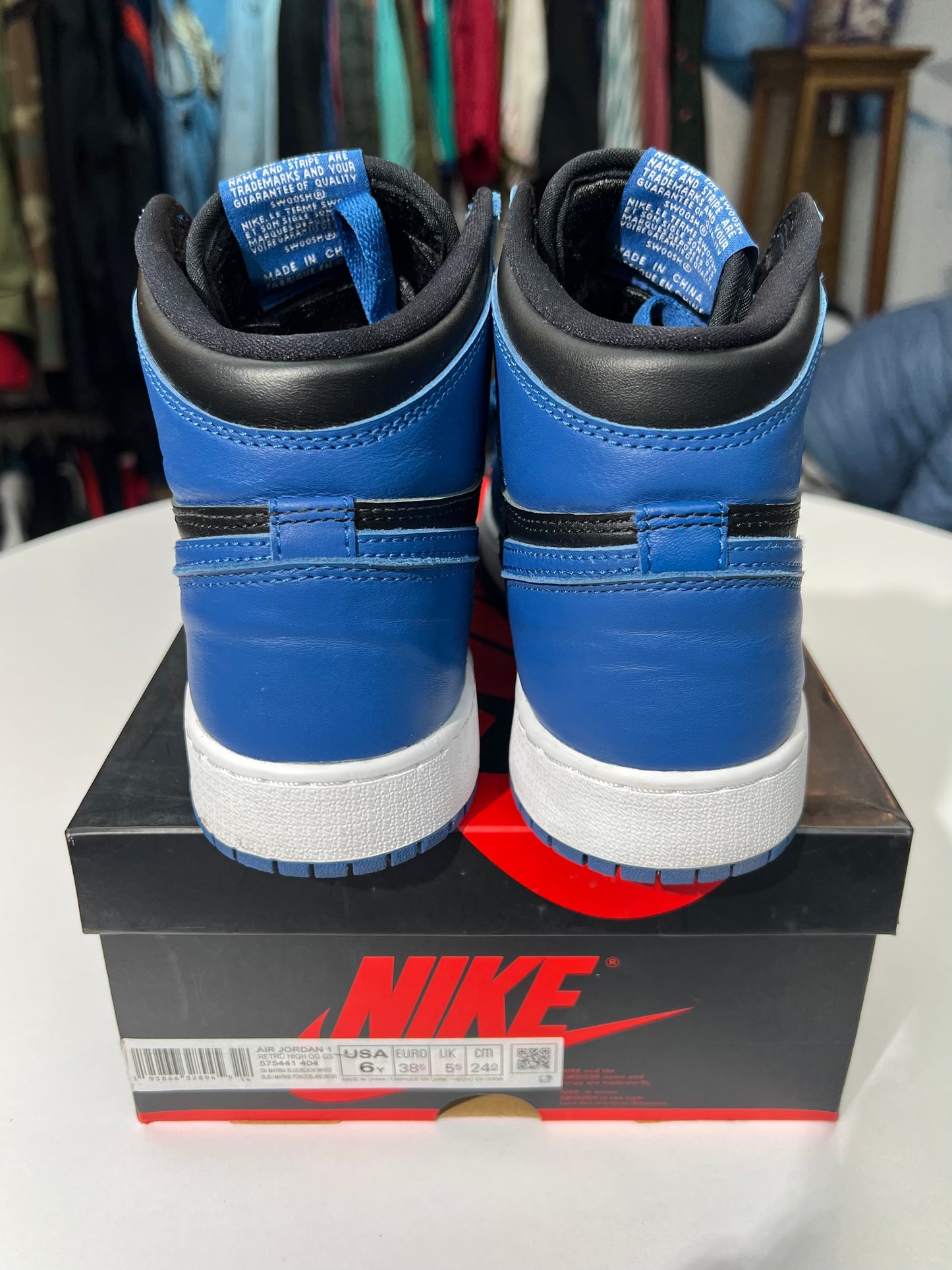 Preowned Jordan 1 Dark Marina Blue