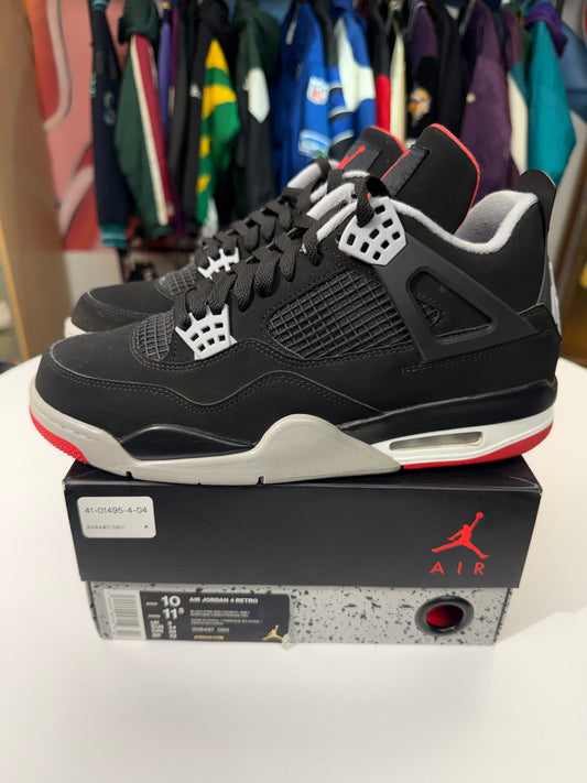 Preowned Bred Jordan 4 (2019)