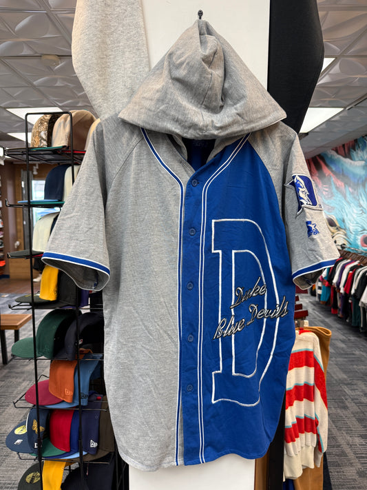 Vintage Duke Blue Devils Hooded Jersey