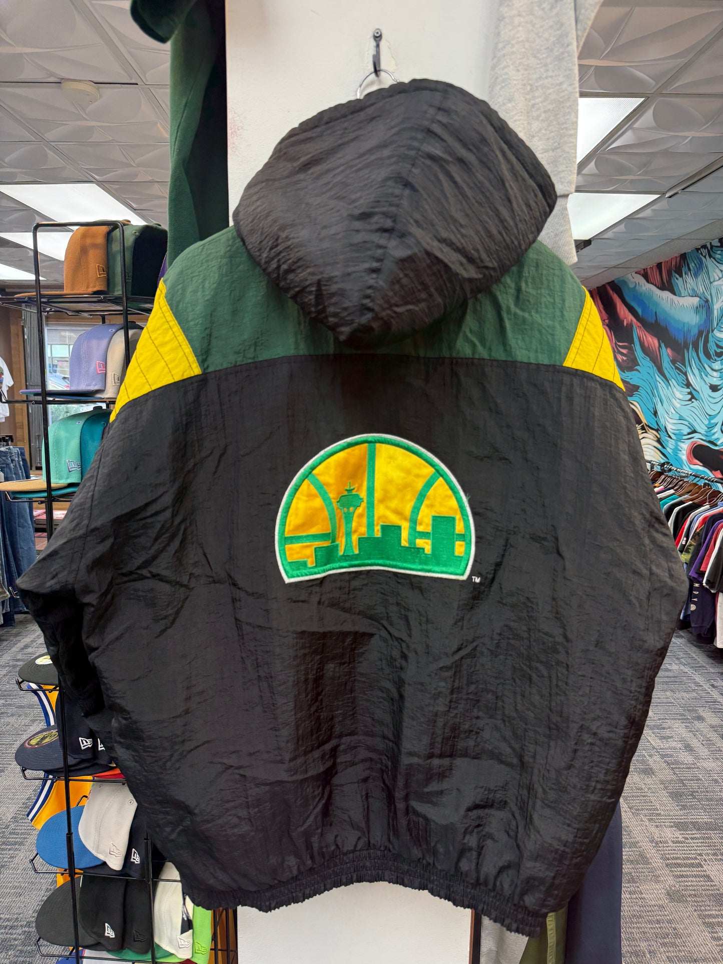 Vintage Sonics Starter Half Zip Jacket