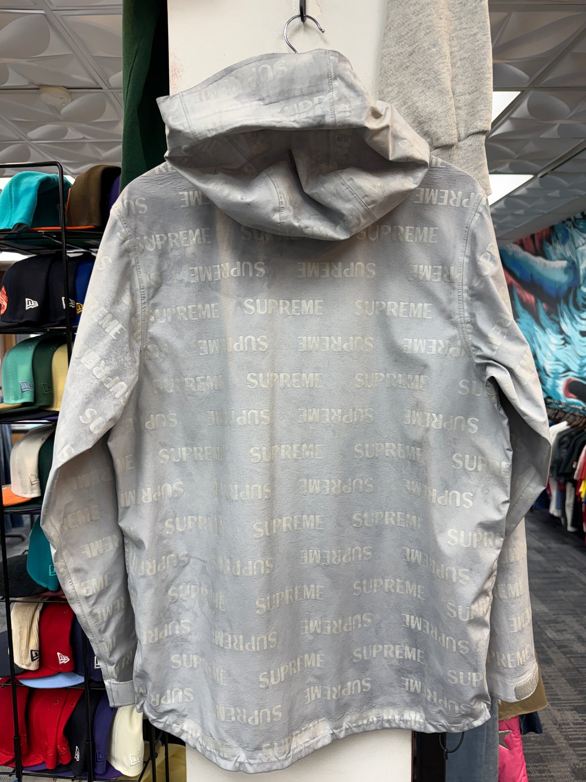Supreme 3M Reflective Repeat Taped Seam Jacket