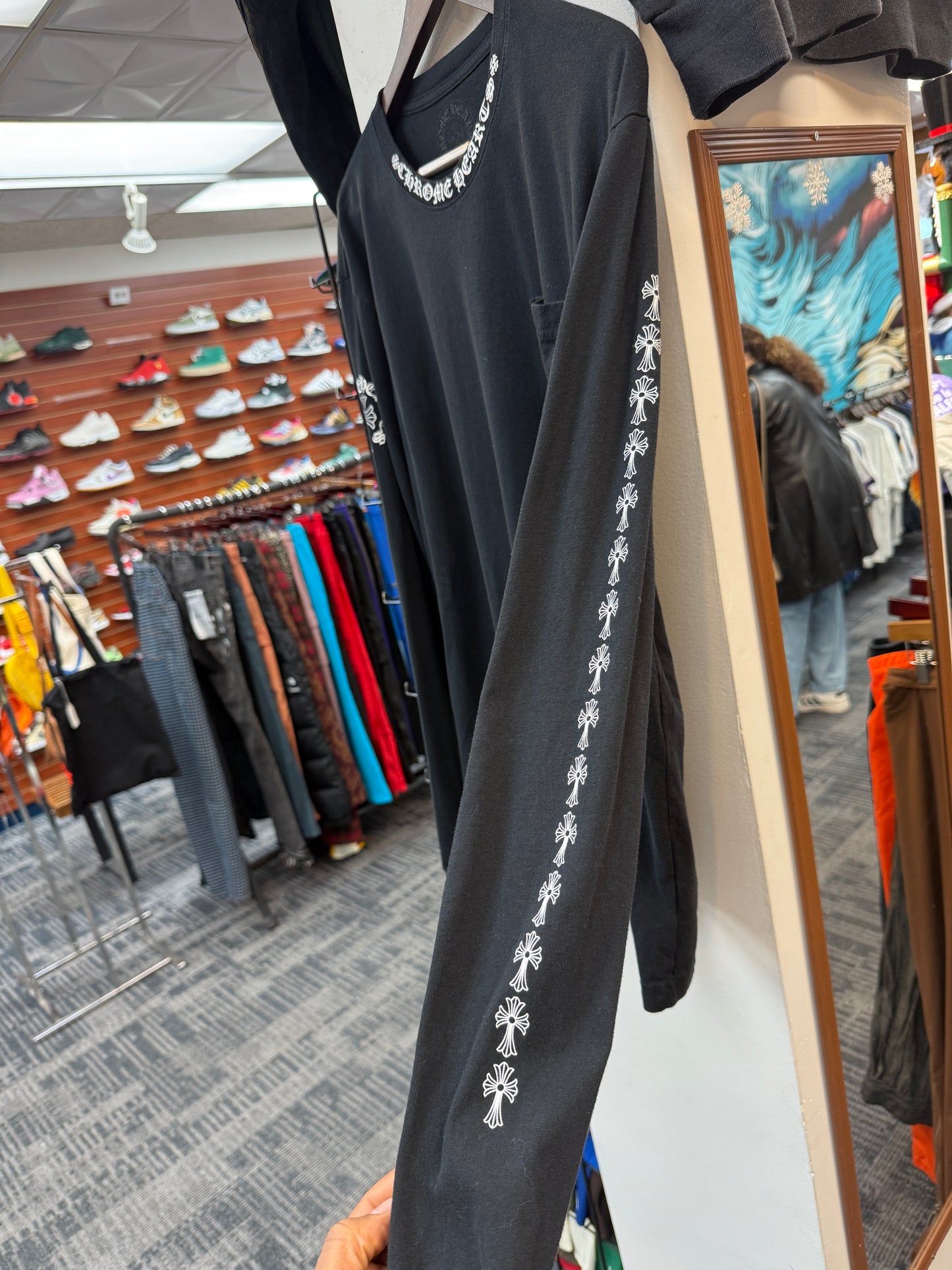 Chrome Hearts Neck Logo Pocket L/S