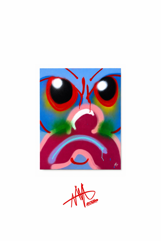 ‘BIG MLUE’ Canvas