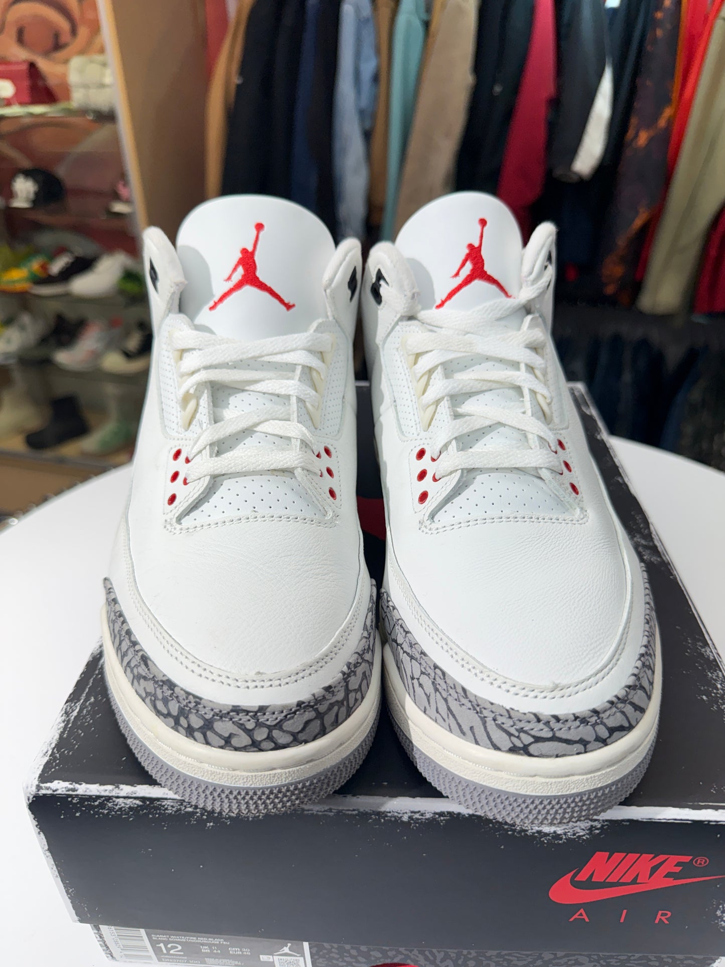 Preowned Reimagined White Cement Jordan 3