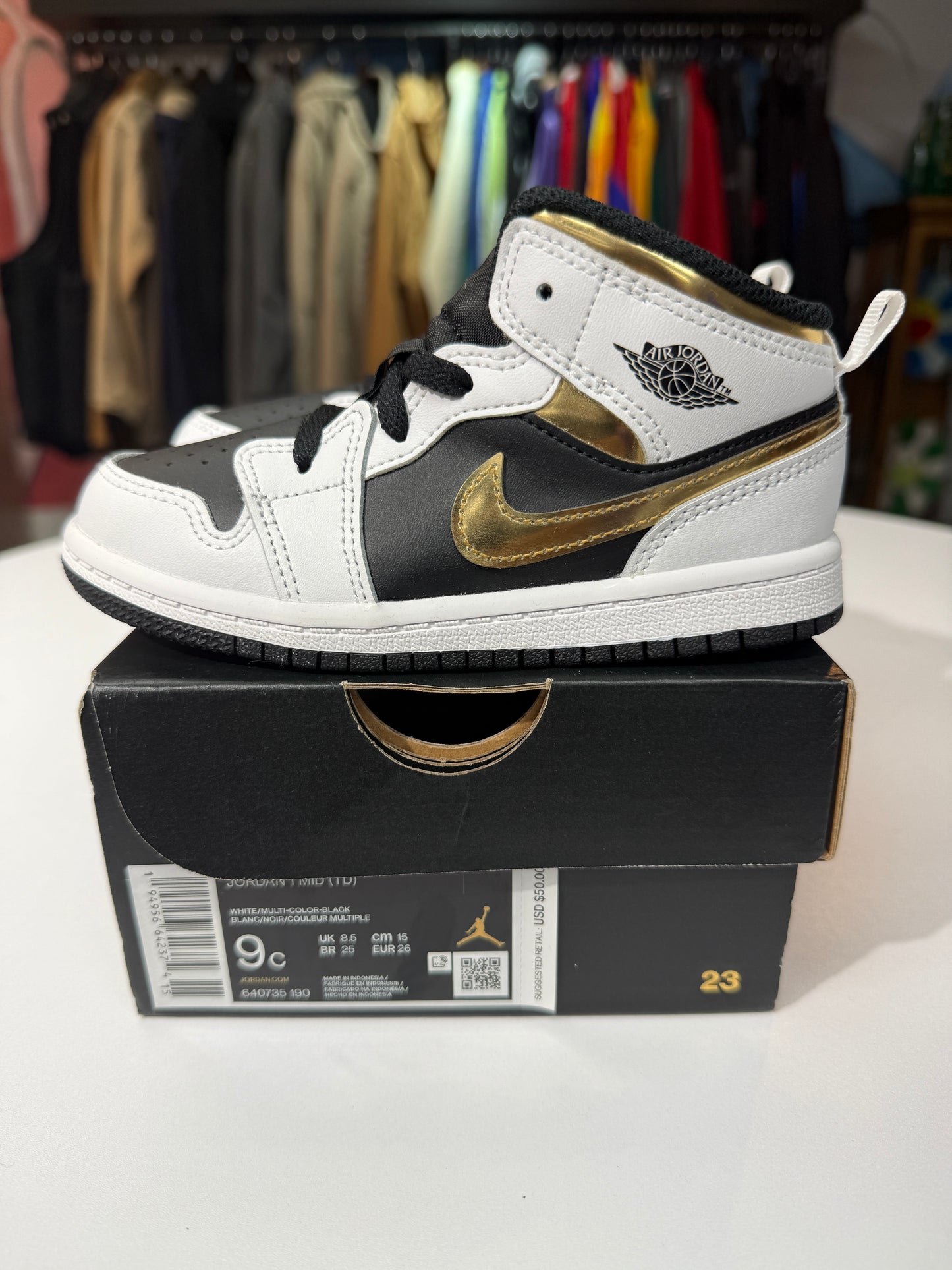 New White Gold Jordan 1 Mid