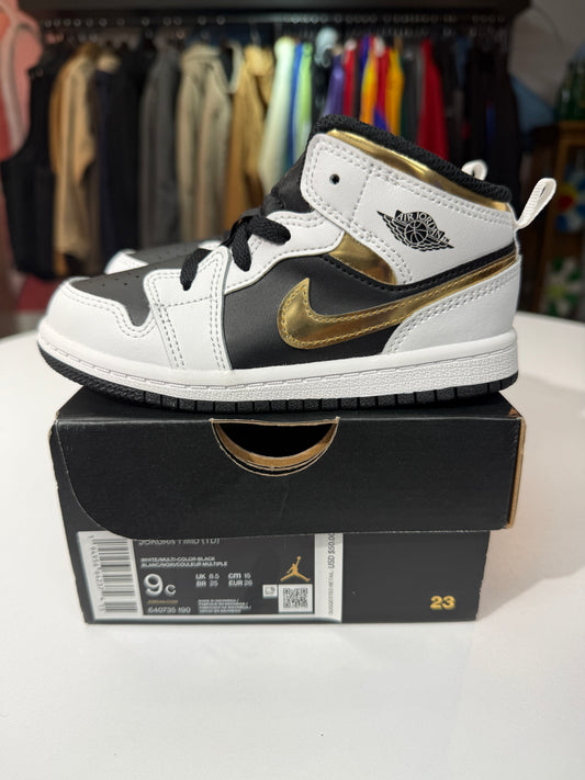 New White Gold Jordan 1 Mid