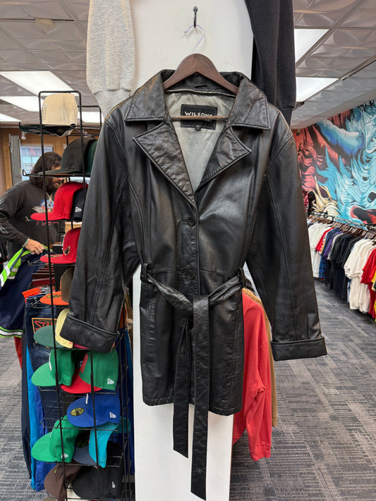 Vintage Wilson’s Leather Trench Jacket