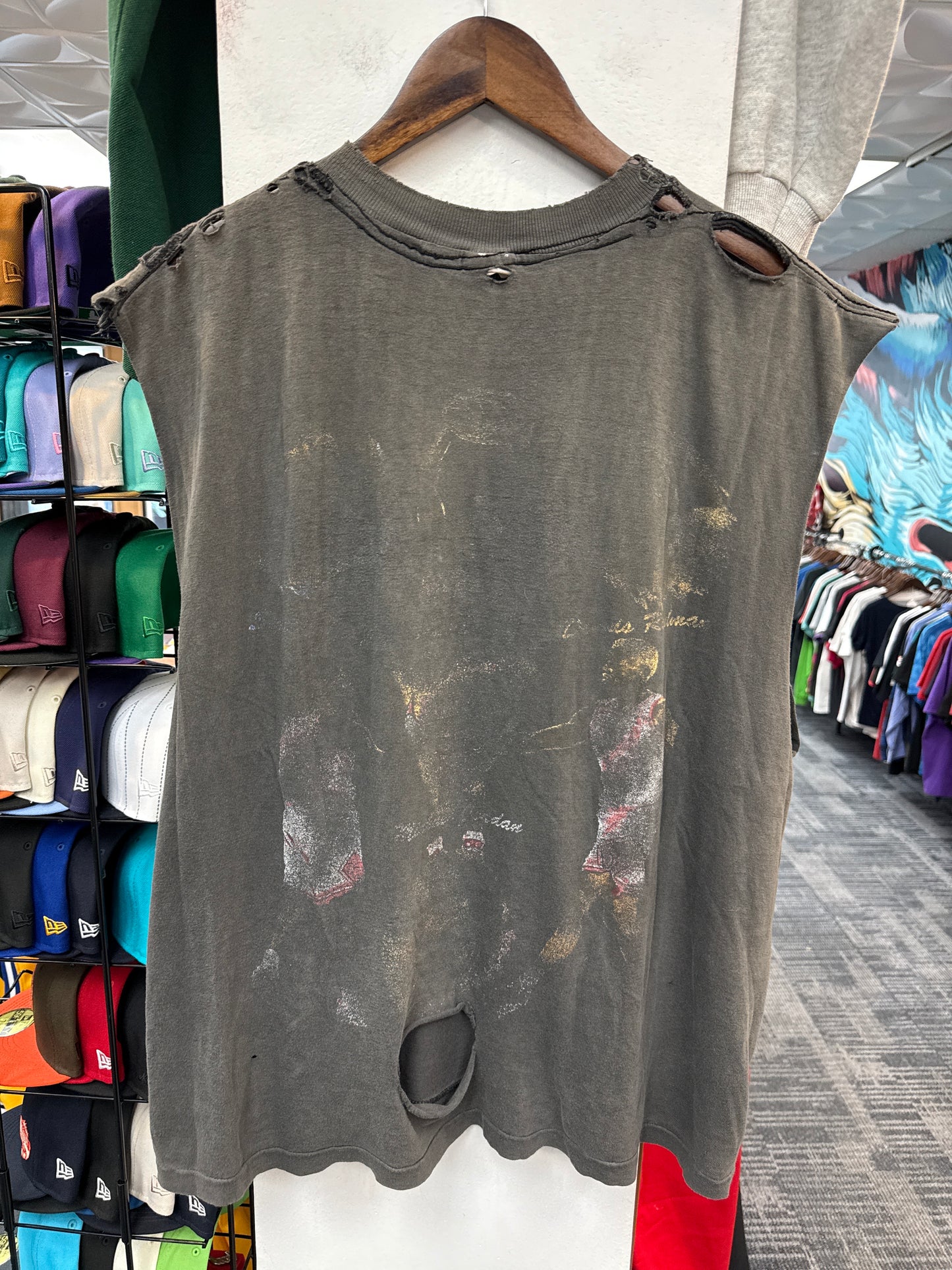 Vintage Bulls Cut-Off Rap Tee