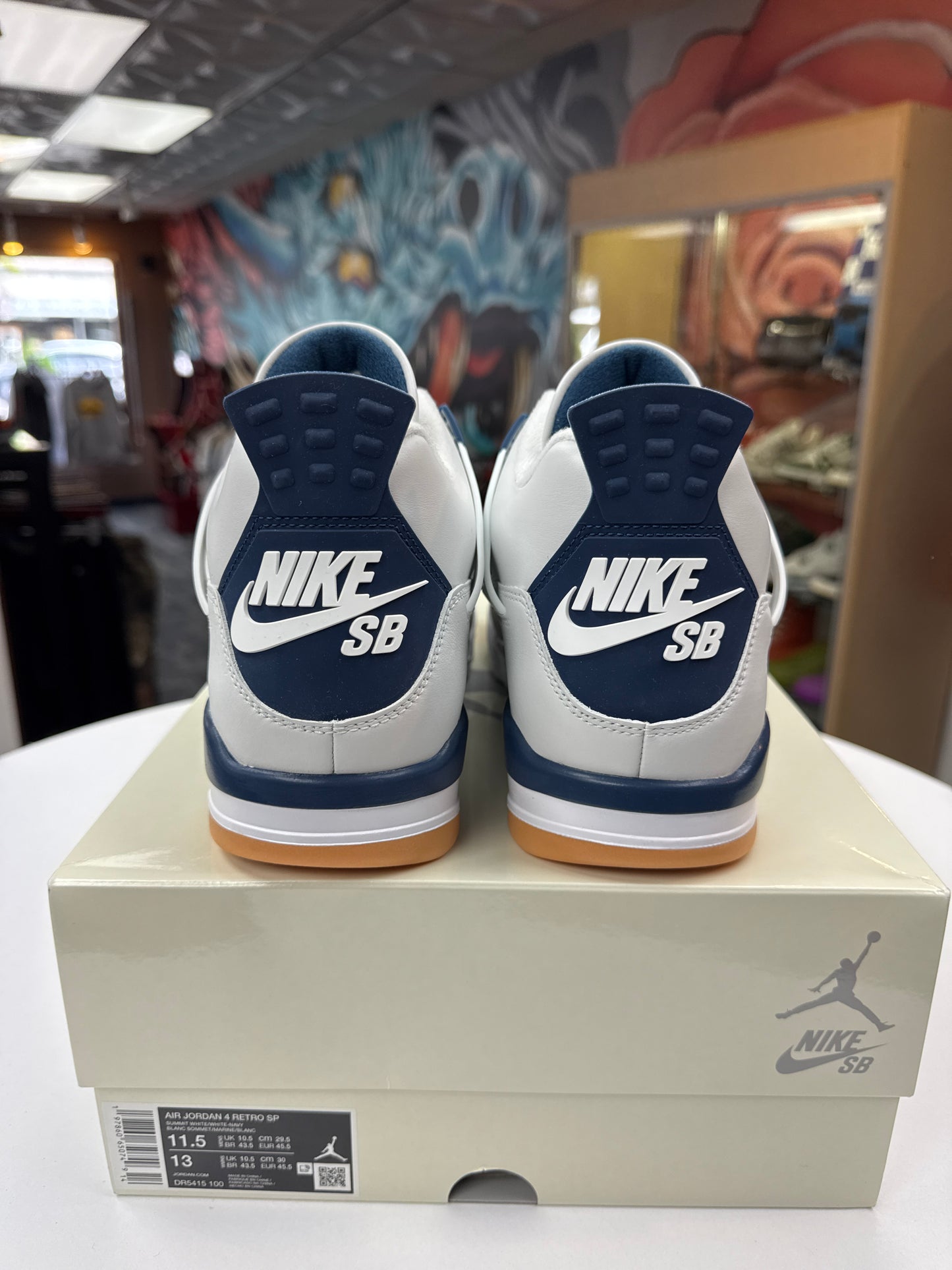 New SB Jordan 4 Navy