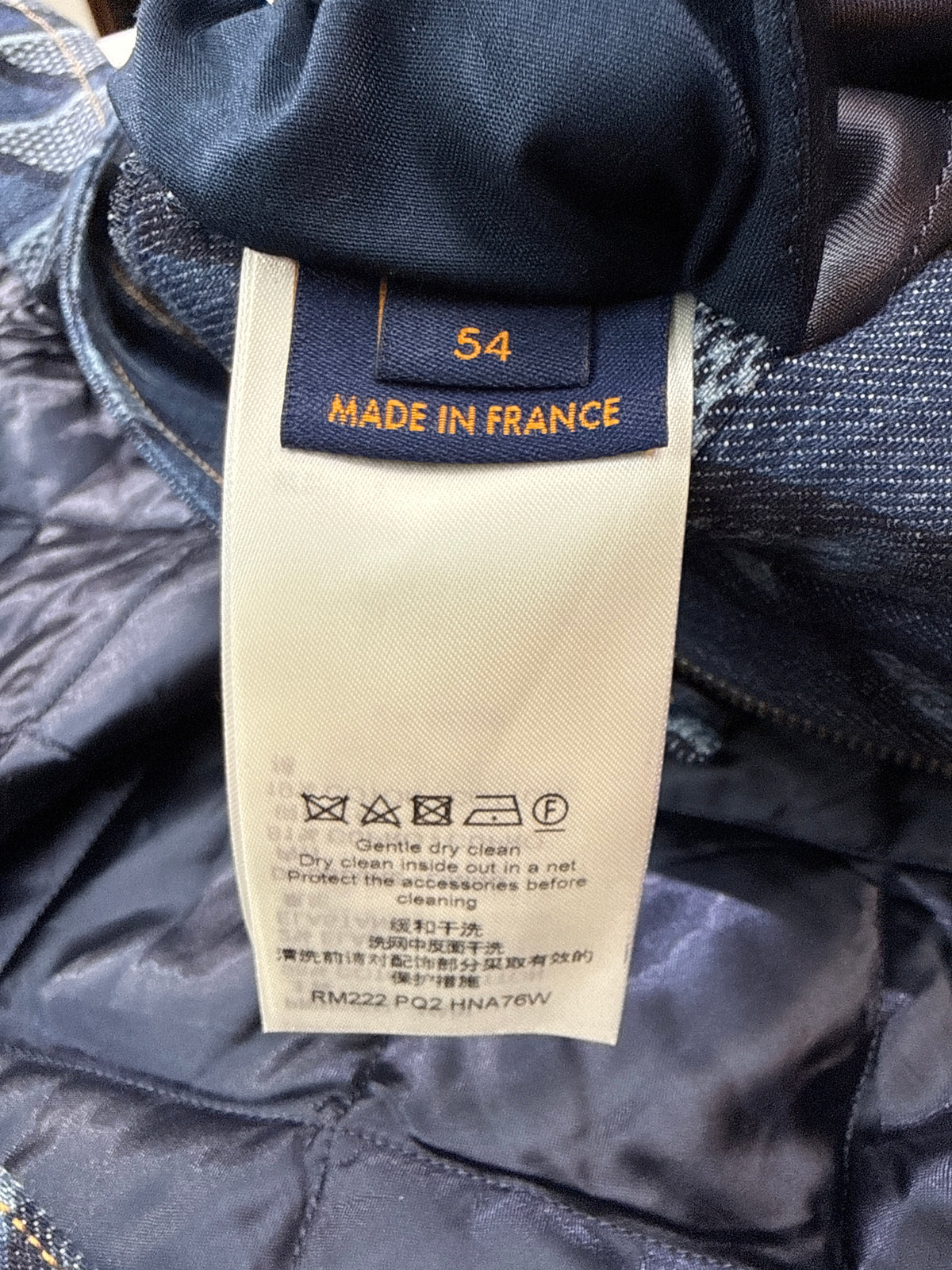 Louis Vuitton Diamond Damier Workwear Denim Jacket