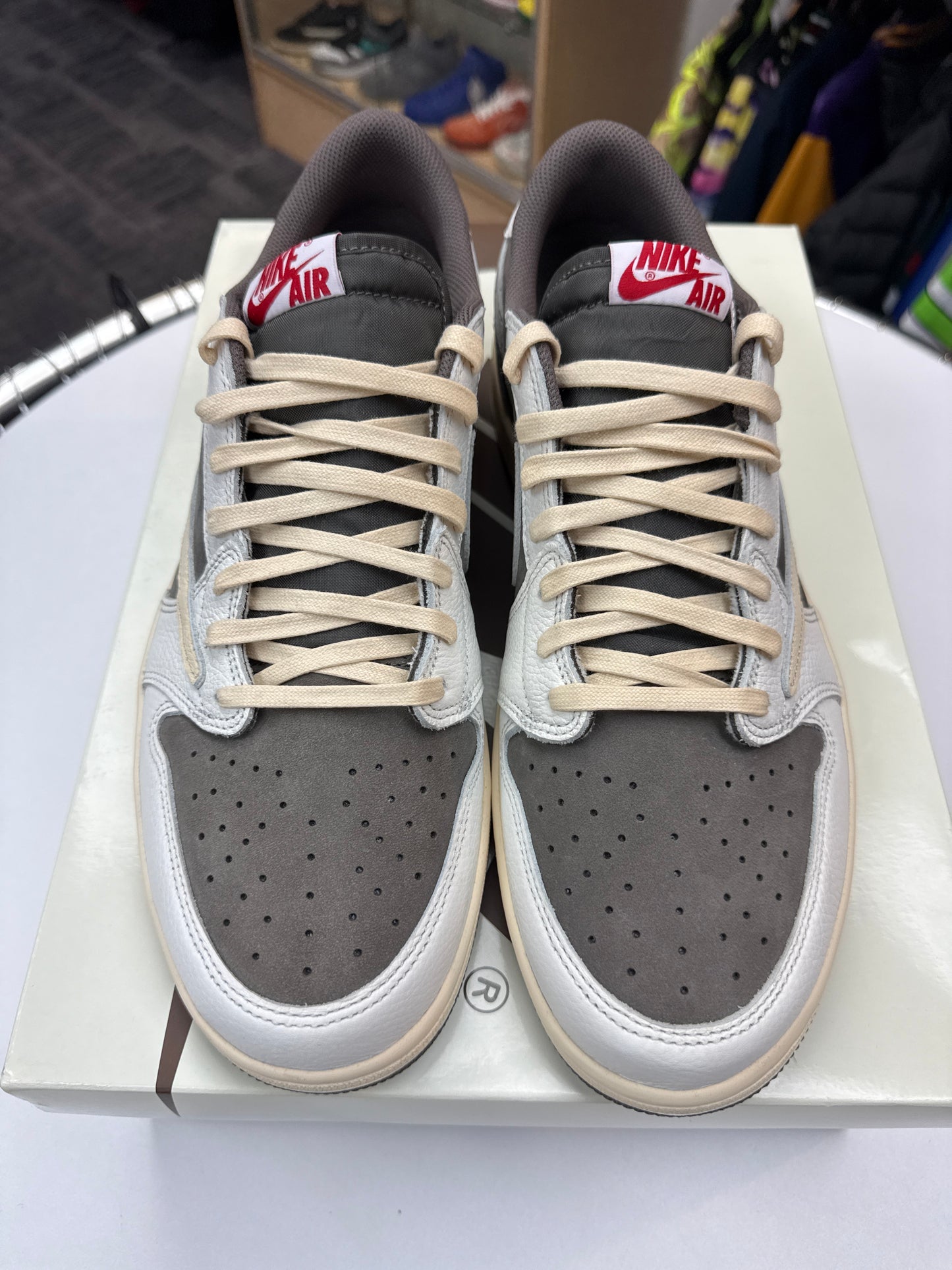 New Travis Scott Jordan 1 Low Reverse Mocha