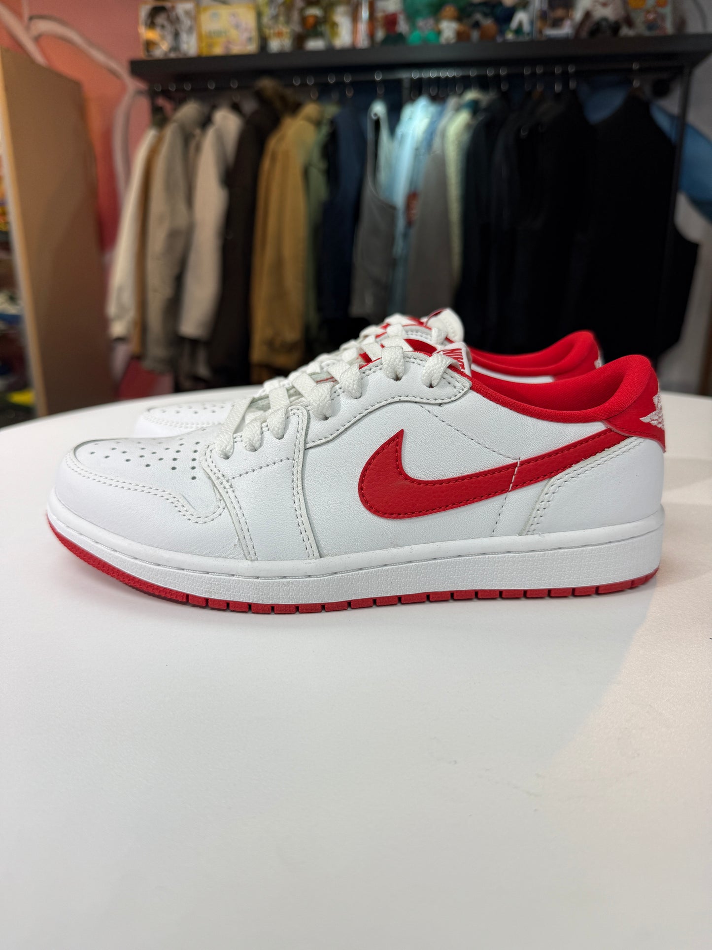 Preowned University Red Jordan 1 Low OG