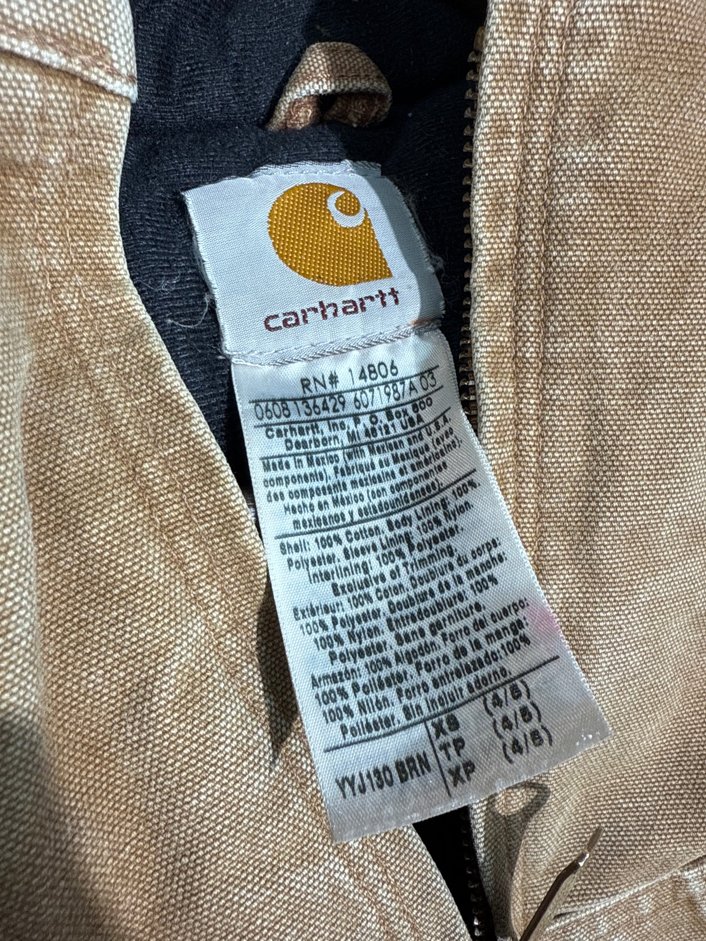 Vintage Carhartt Hooded Kids Jacket