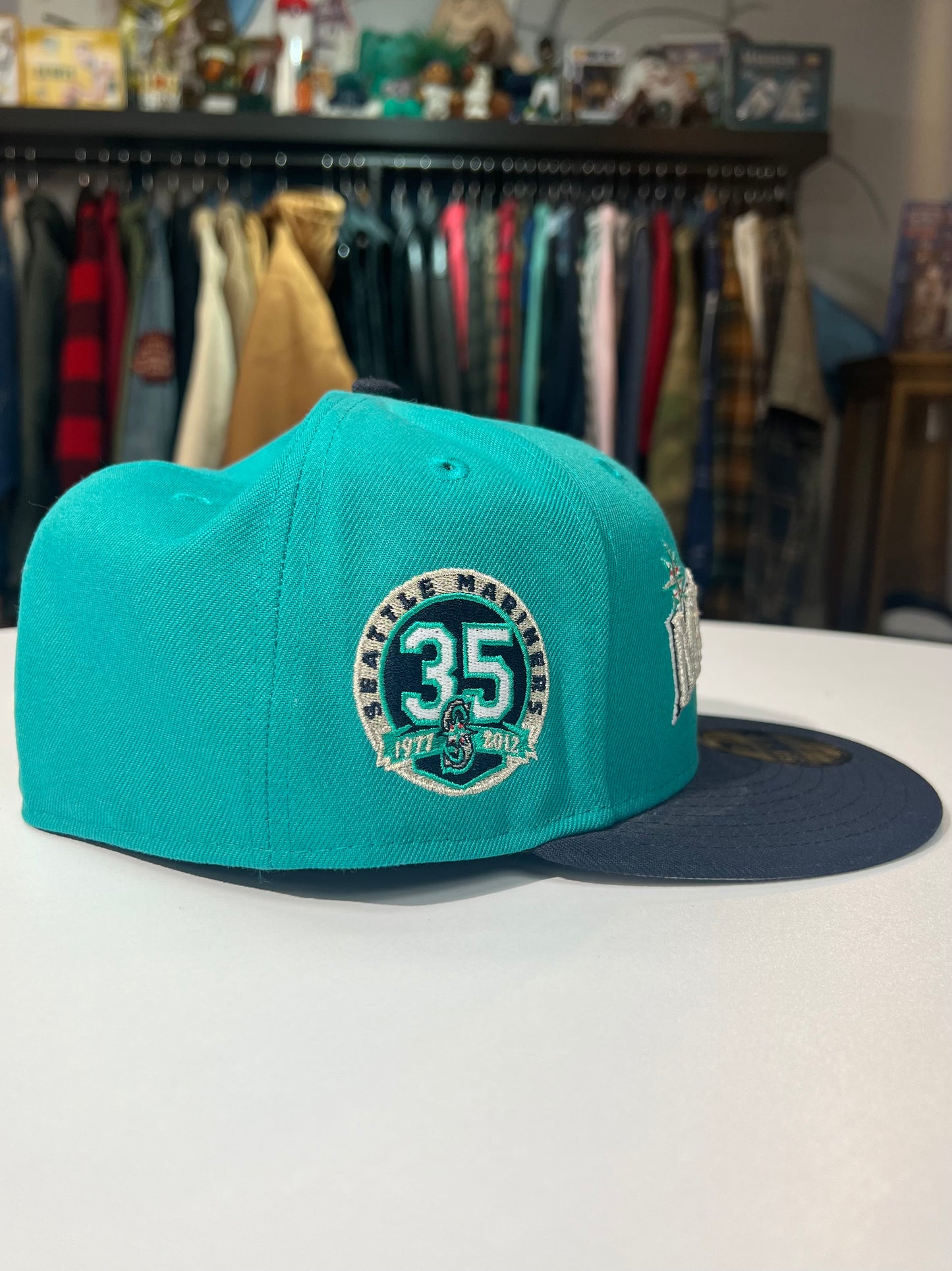 Mariners 35th Anniversary Teal Fitted Hat