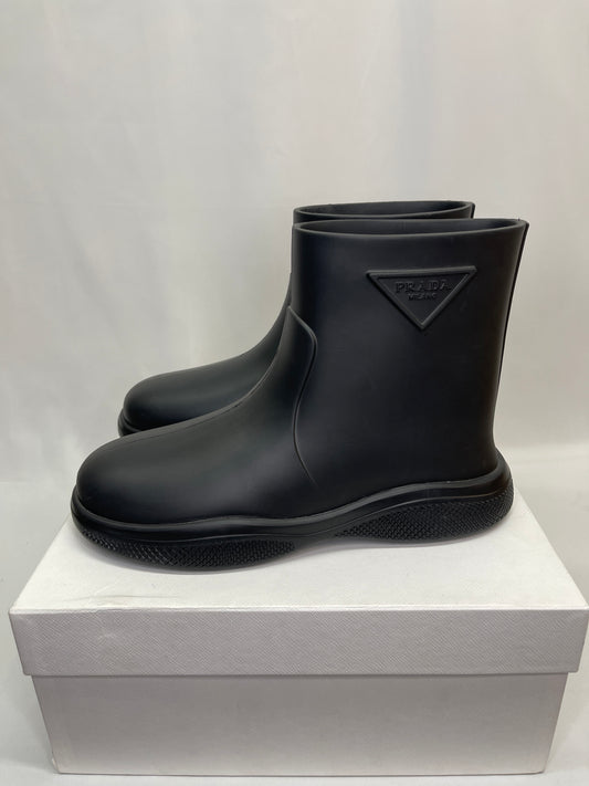 Preowned Prada Shell Rain Boot