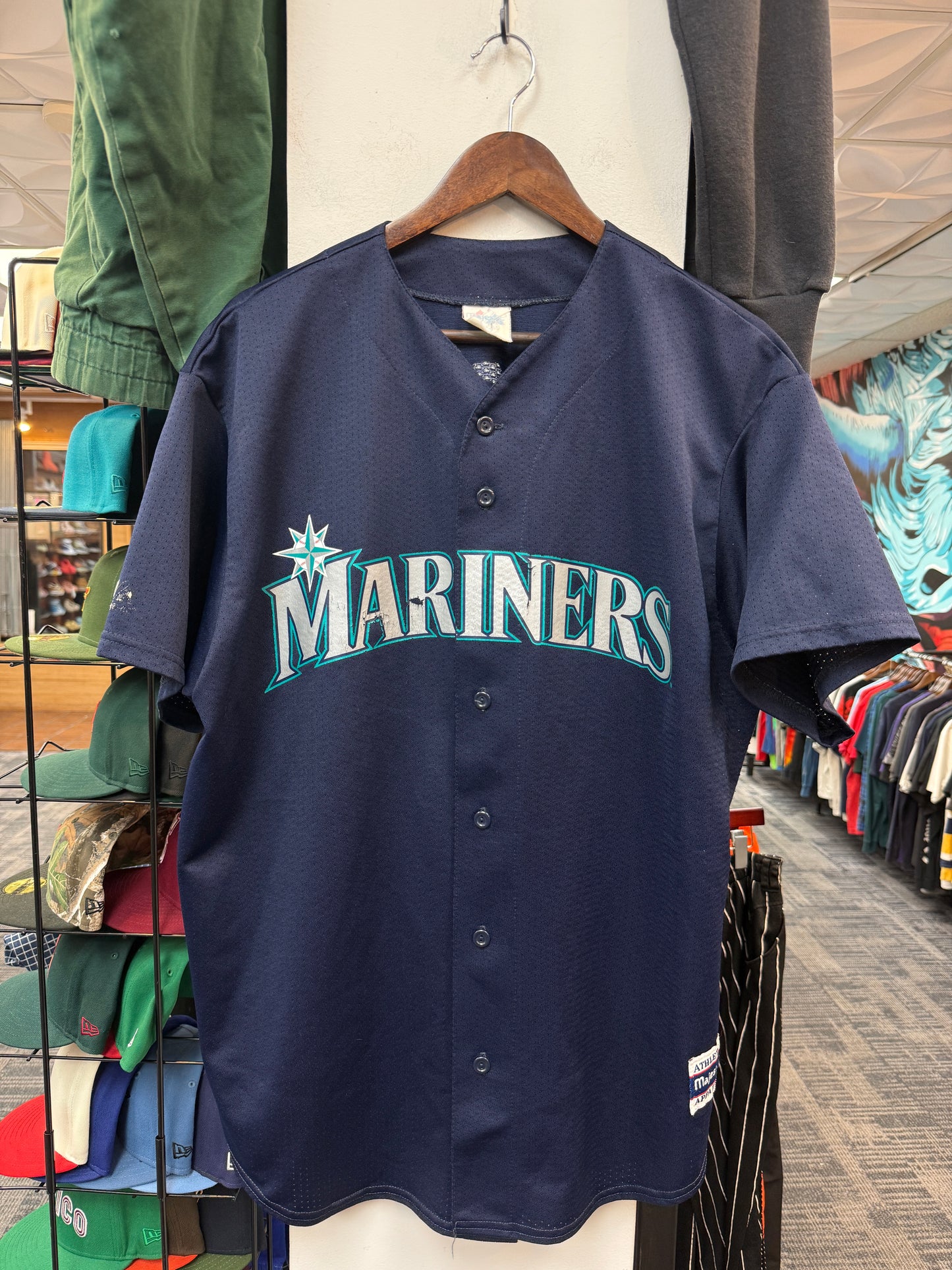 Vintage Bret Boone Mariners Jersey