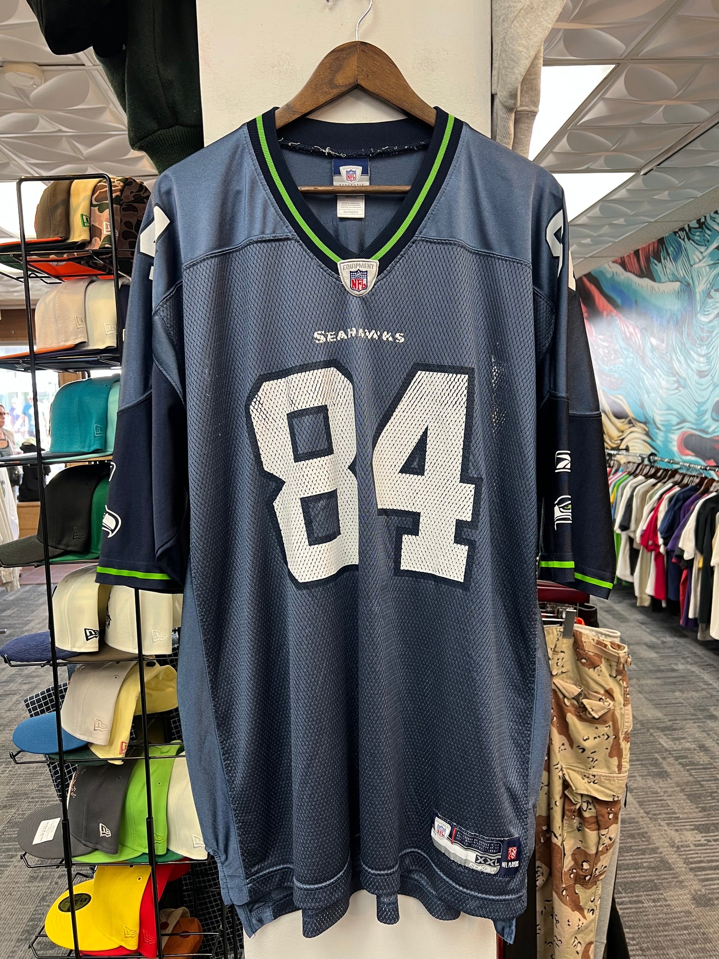 Reebok Seahawks T.J. Houshmandzadeh Jersey