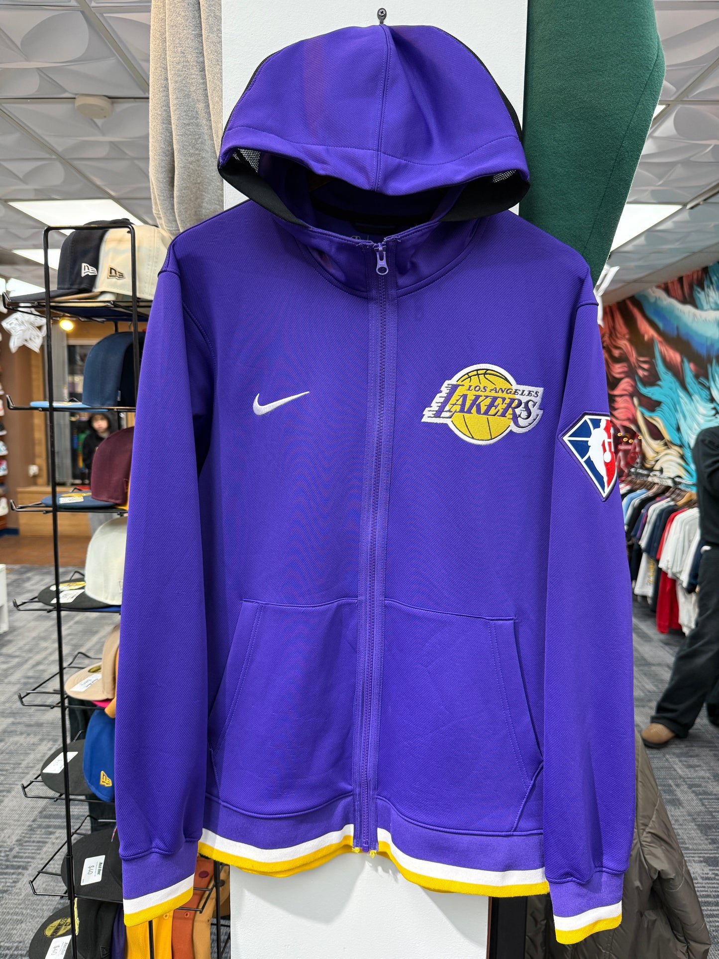 LA Lakers 75th Anniversary Full Zip Hoodie Jacket