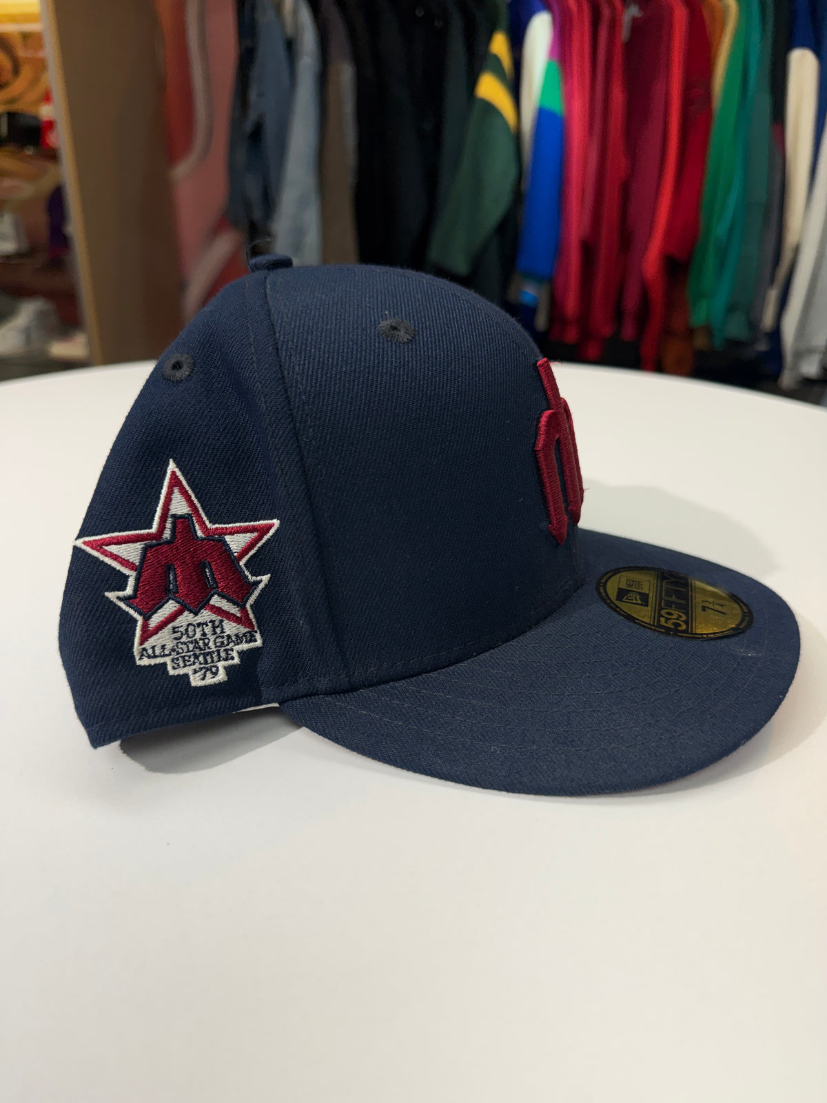 Mariners 50th All Star Navy/Burgundy Fitted
