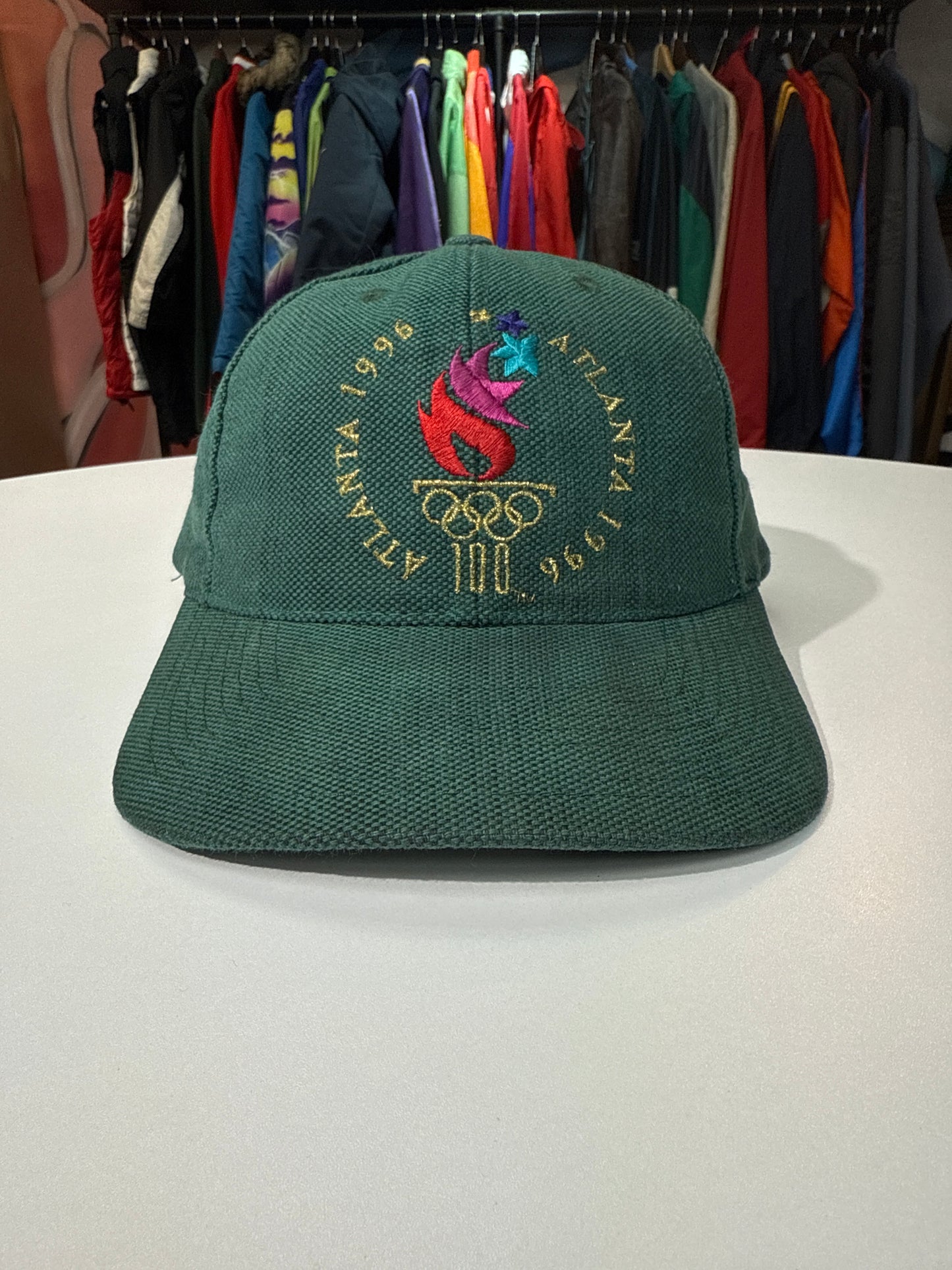 Vintage 1996 Atlanta Olympics Canvas Snapback