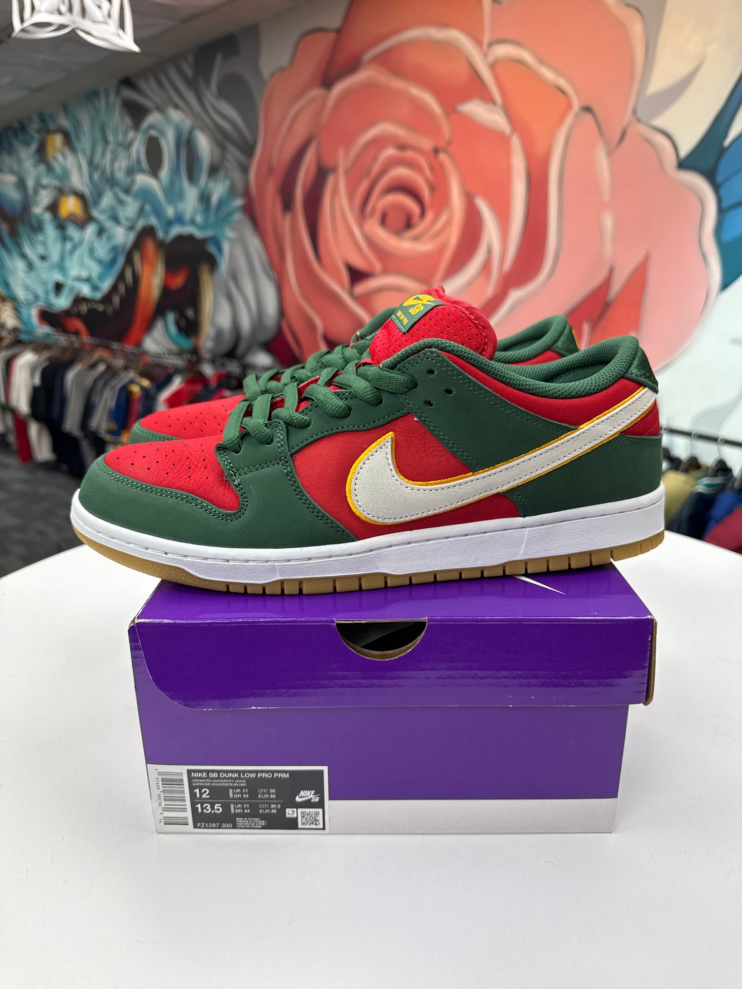 New Nike SB Dunk Low Seattle Supersonics