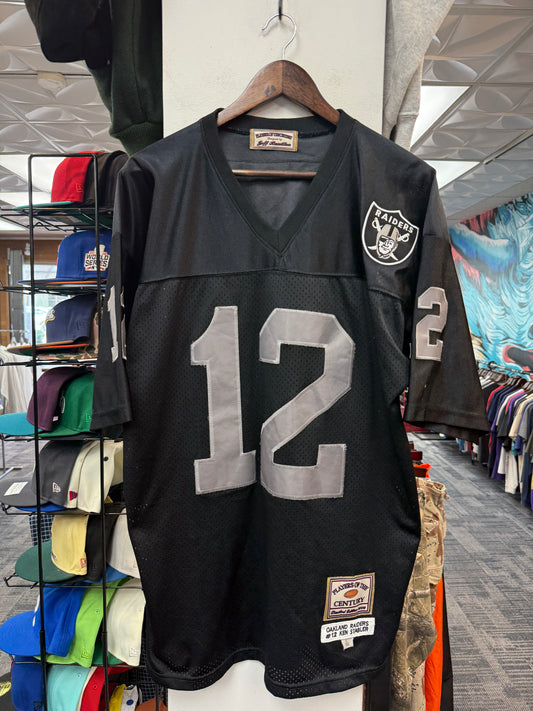 Jeff Hamilton Raiders Player Of The Century Ken Stabler Jersey